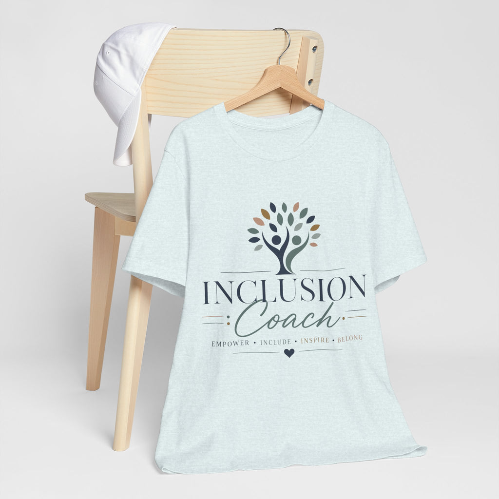 Inclusion Coach T-Shirt | Tree Logo, Empower Inclusivity, Diversity