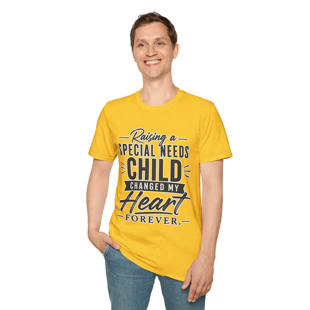 Raising a Special Needs Child T-Shirt — Supportive Special Needs Parent Awareness Tee