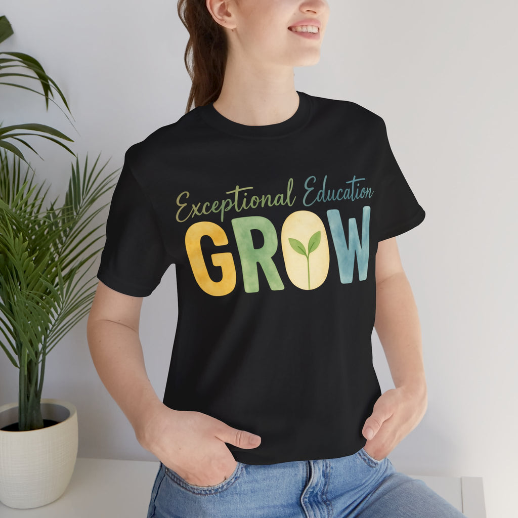 Exceptional Education Teacher Shirt GROW Special Education T Shirt SPED Teacher Gift Inclusive Classroom Autism Teacher Tee