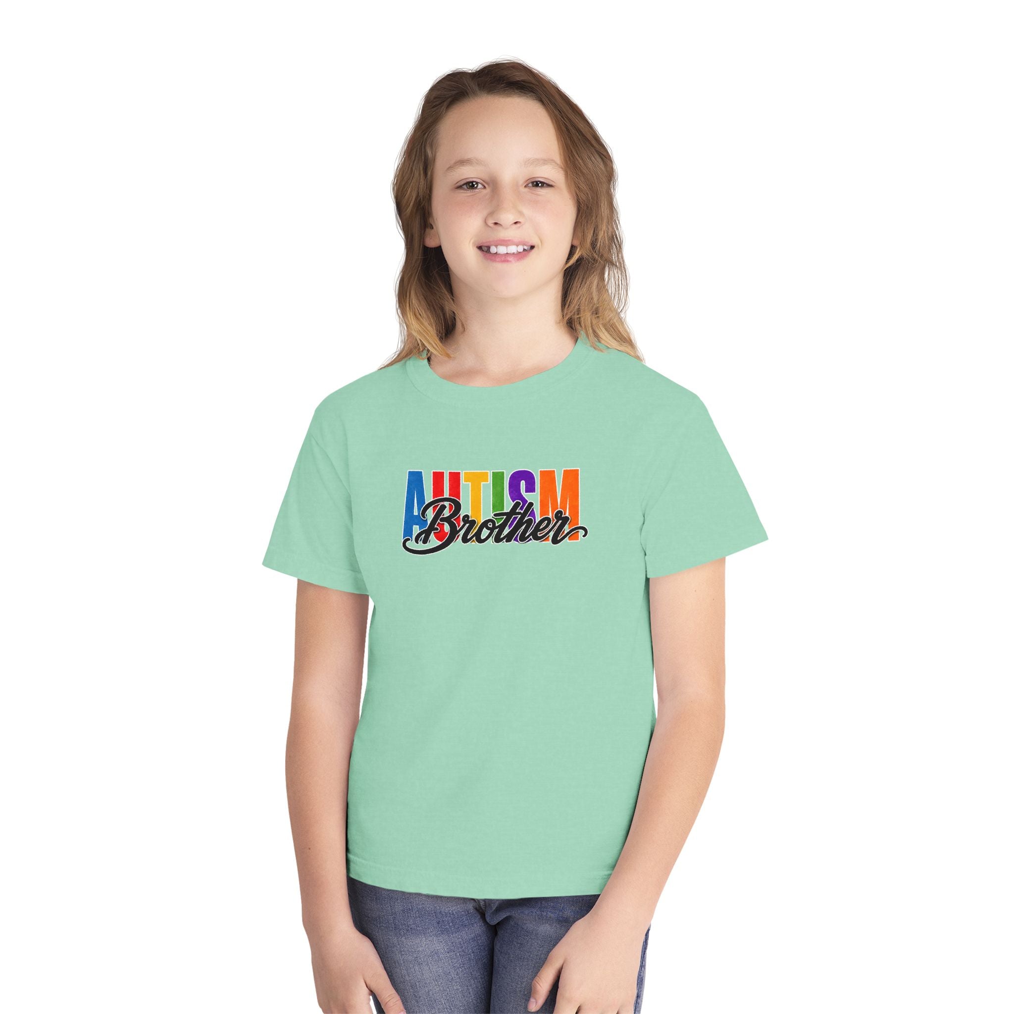 Autism Brother Youth Shirt Kids Autism Brother T Shirt Proud Autism Sibling Tee Autism Awareness Autism Acceptance Gift for Boys
