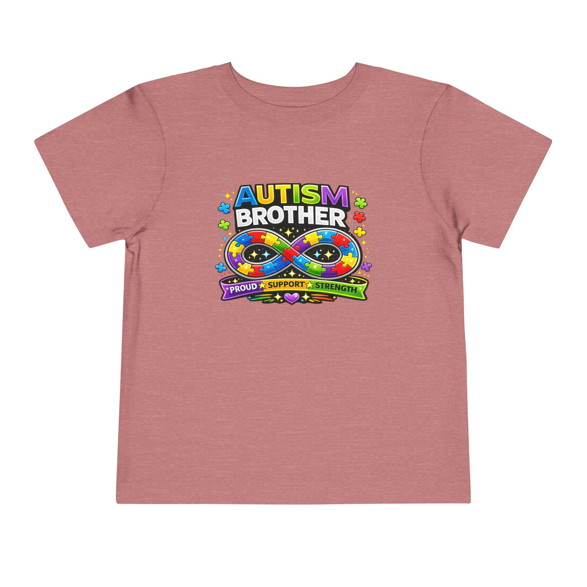 Autism Brother Toddler Tee | Puzzle Ribbon Support