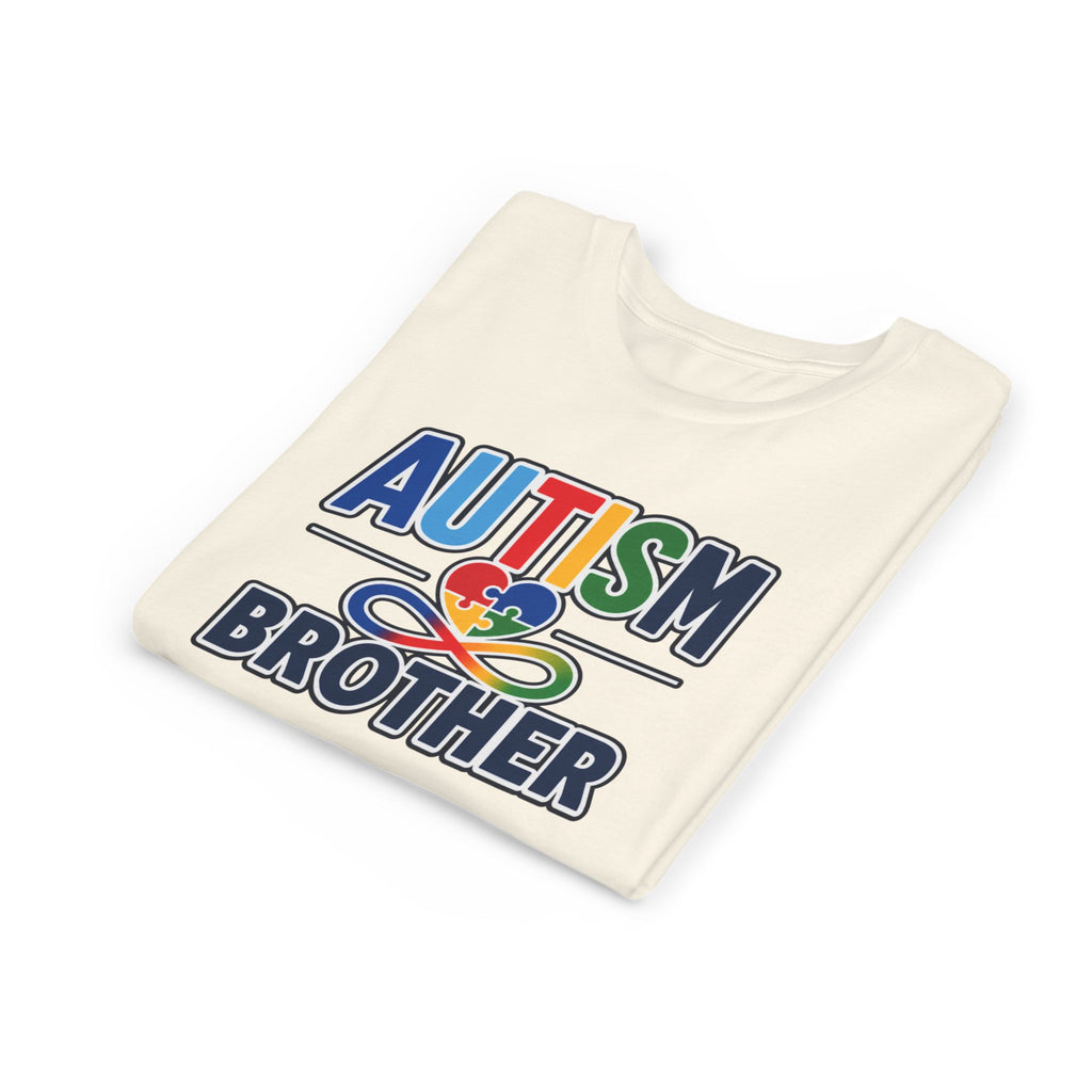Autism Brother Youth Tee | Puzzle Heart Infinity Awareness Shirt