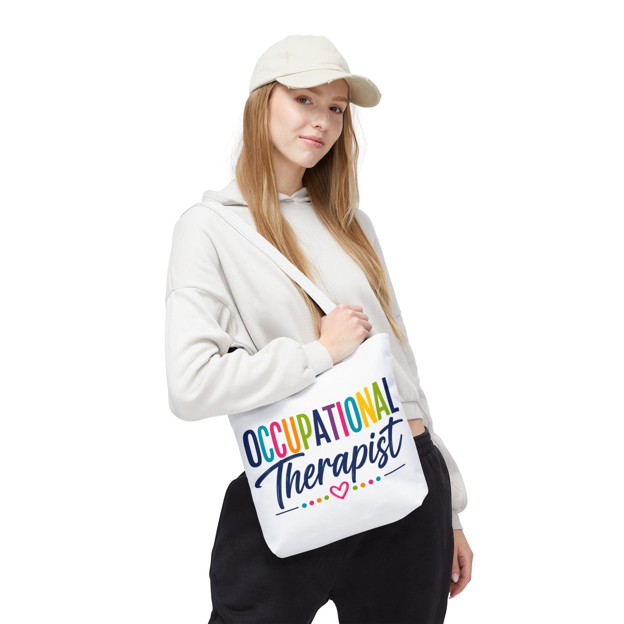 Occupational Therapist Tote Bag | Rainbow Script Healthcare Professional