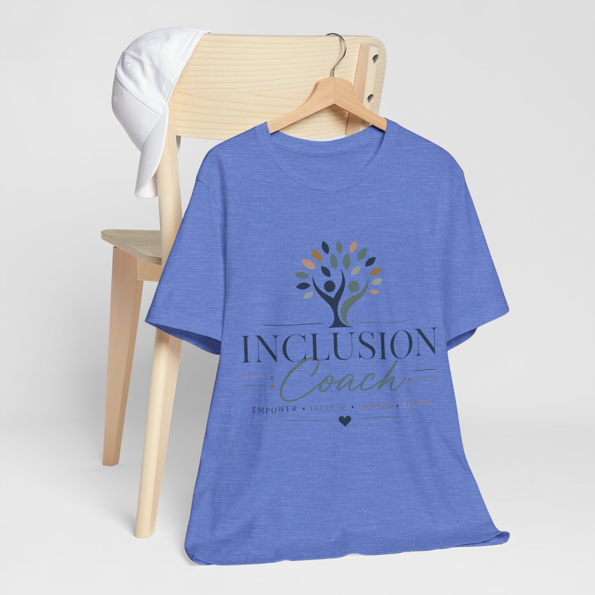 Inclusion Coach T-Shirt | Tree Logo, Empower Inclusivity, Diversity