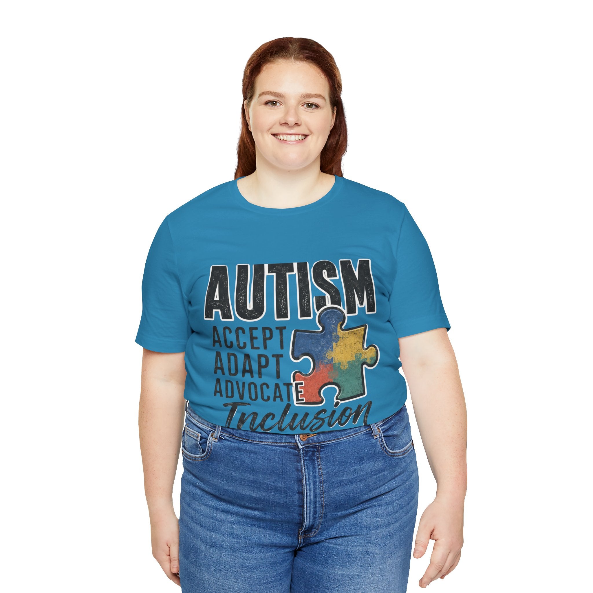 Autism Acceptance Shirt Inclusion Advocate T Shirt Puzzle Piece Tee Neurodiversity Awareness Special Needs Support Unisex Gift
