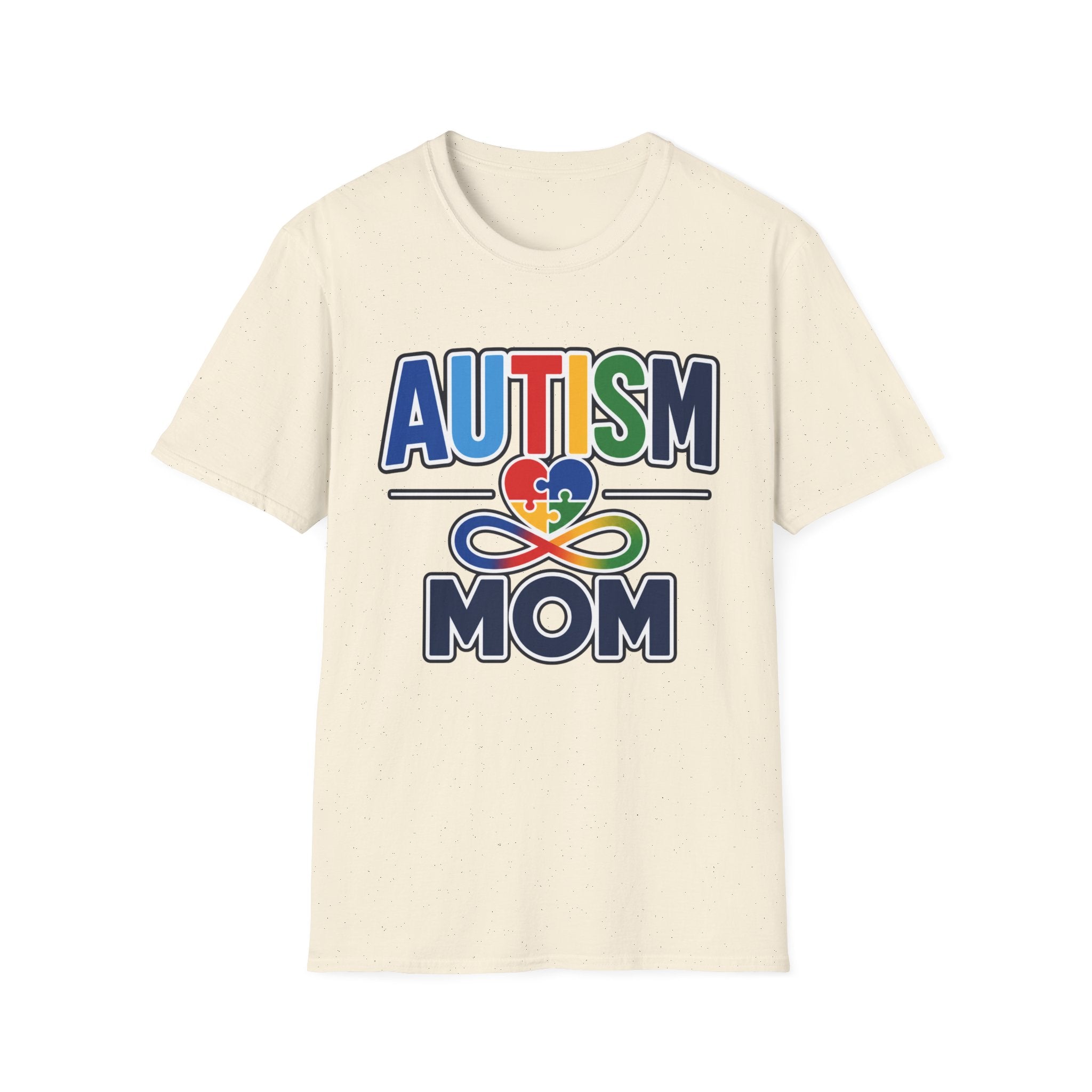 Autism Mom Heart Puzzle Infinity Shirt, Autism Awareness T-Shirt, Autism Acceptance Mom Gift, Neurodiversity Family Apparel