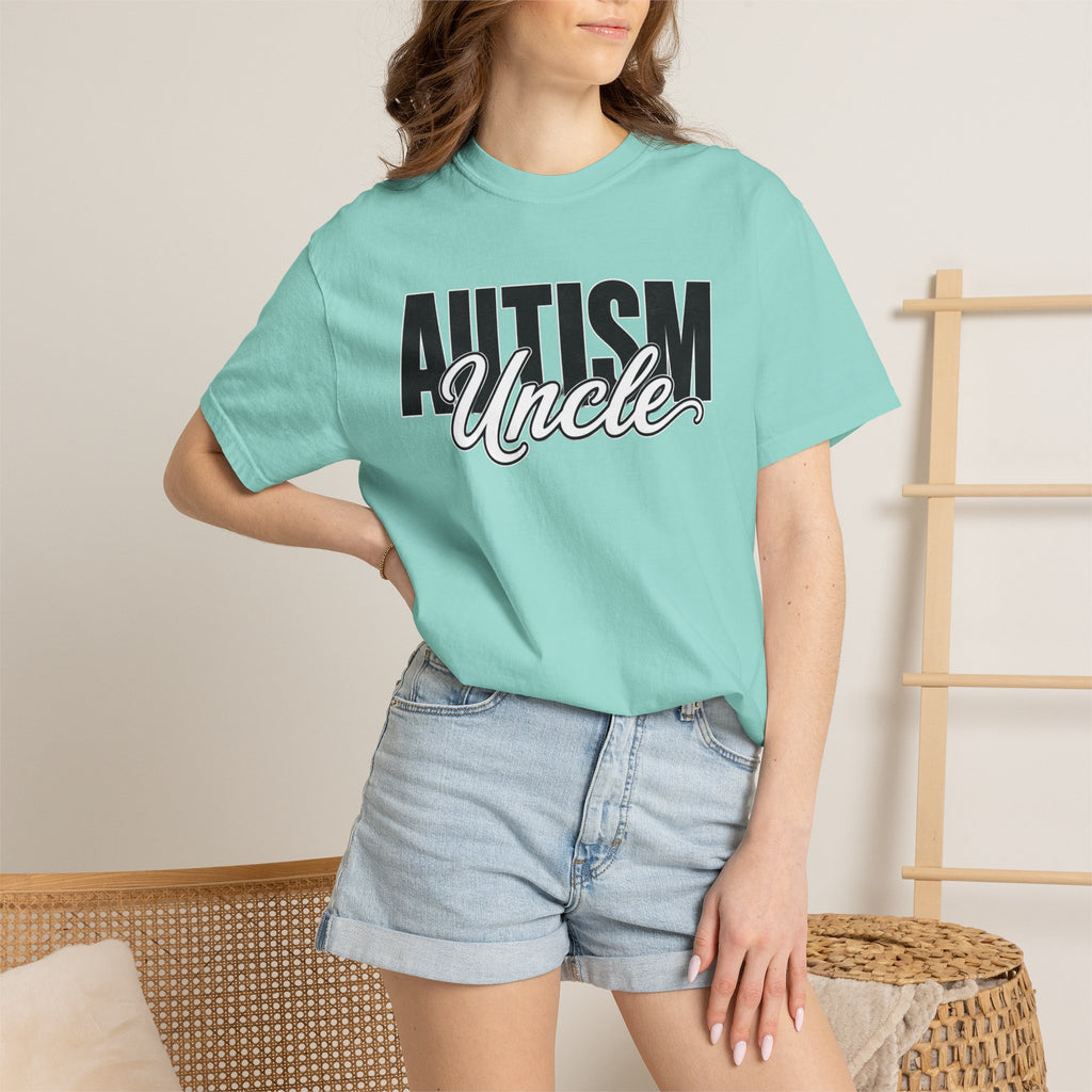 Autism Uncle Shirt Proud Autism Uncle T Shirt Autism Awareness Autism Acceptance Gift Puzzle Heart Special Needs Family Tee