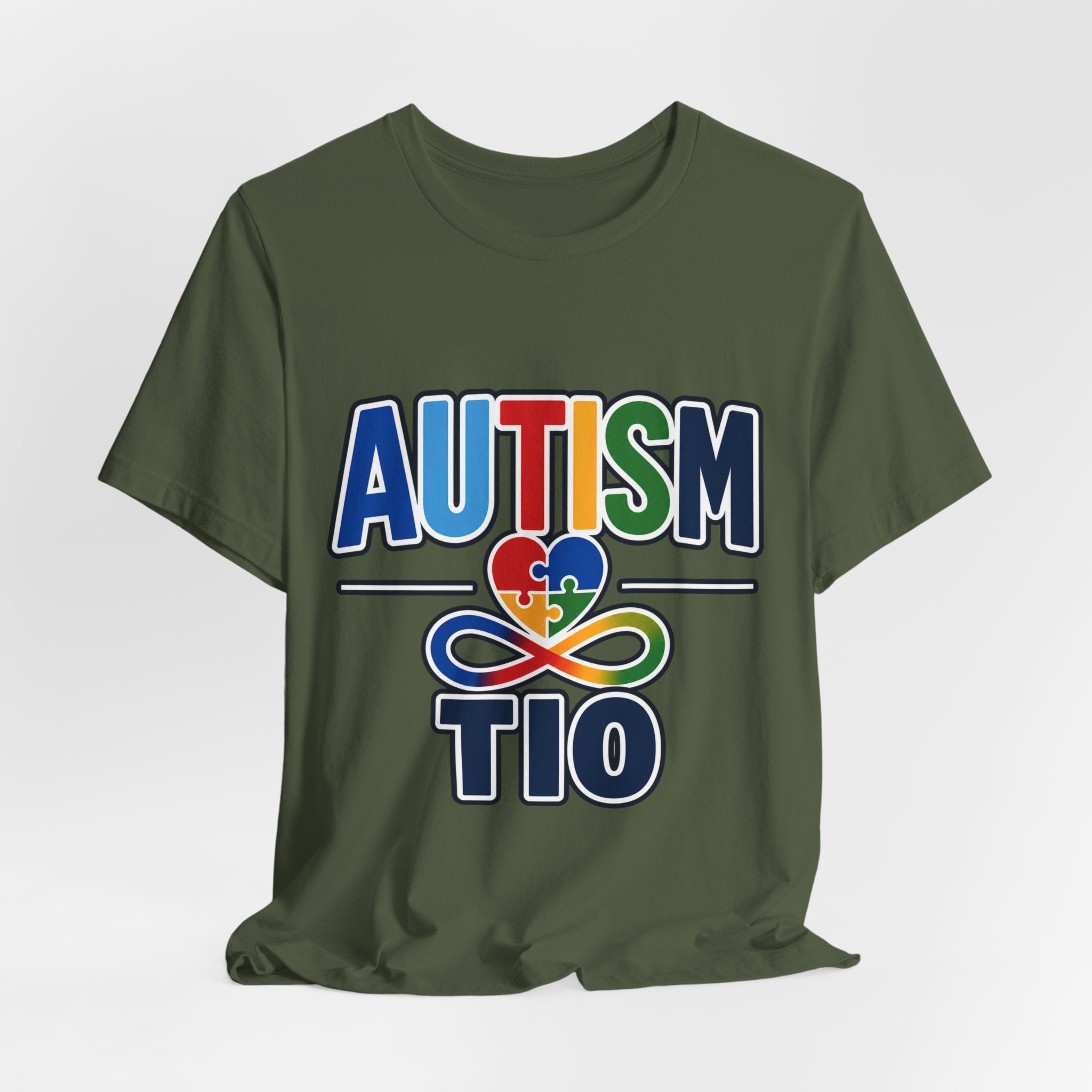 Autism Tio Shirt | Proud Autism Uncle T-Shirt | Spanish Tío Puzzle Heart Infinity Design | Autism Awareness & Acceptance Gift