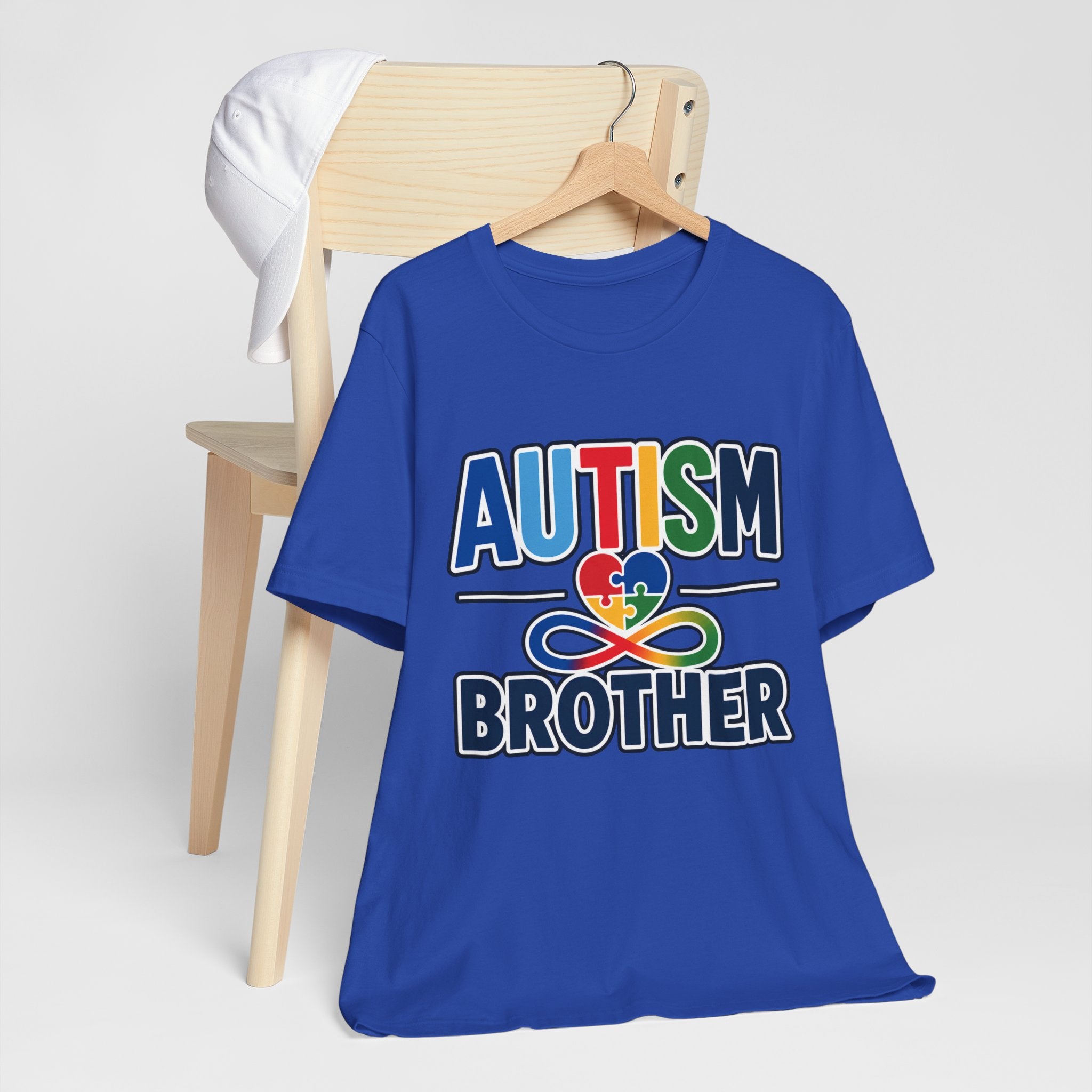 Autism Brother Shirt | Puzzle Heart Infinity T-Shirt | Proud Autism Sibling Tee | Autism Awareness & Acceptance Gift for Brother