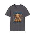 Autism Acceptance Highland Cow T-Shirt | Awareness, Support