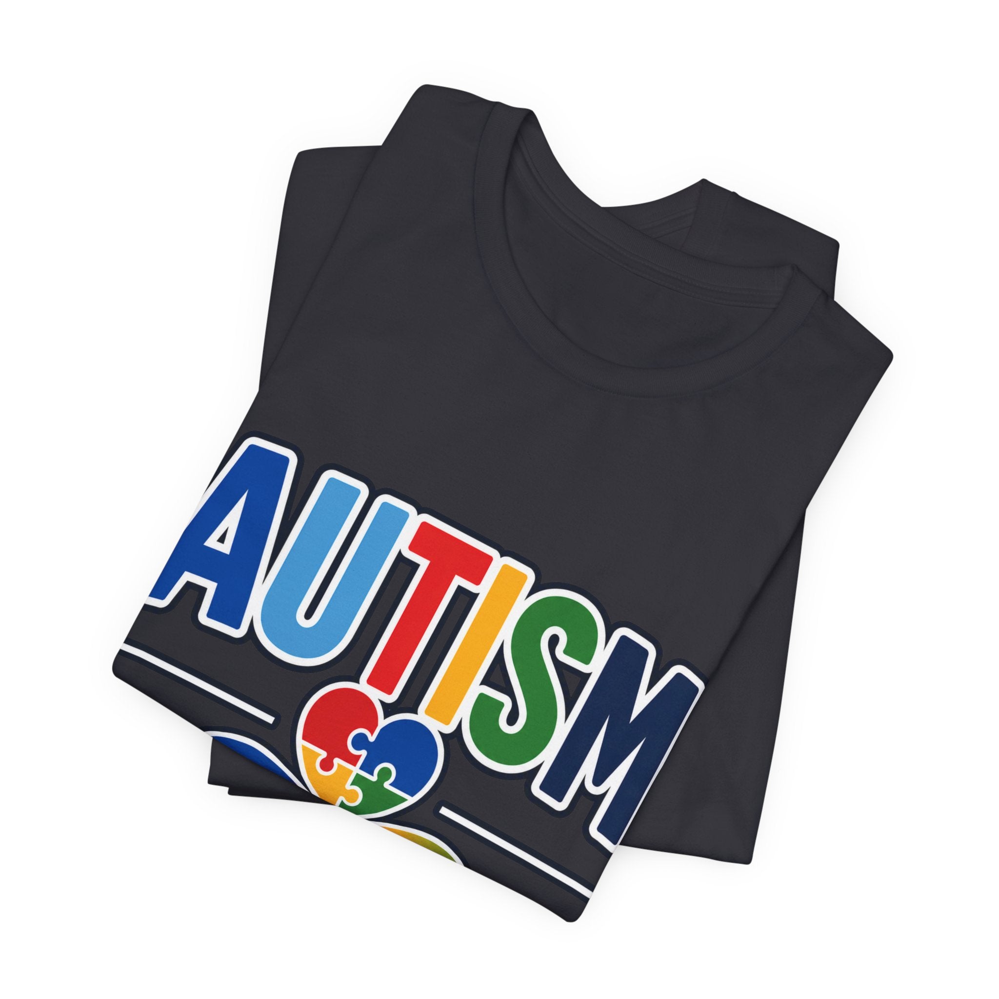 Autism Sister Shirt | Rainbow Puzzle Heart Infinity T-Shirt | Proud Autism Sibling Tee | Autism Awareness & Acceptance Gift for Sister