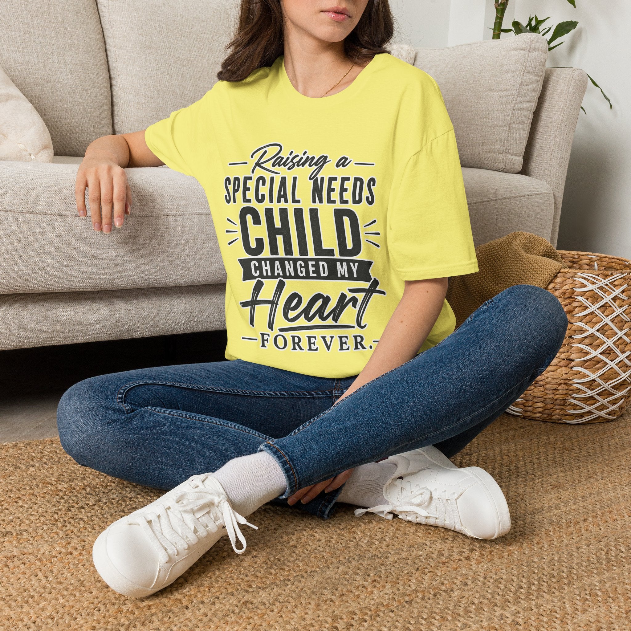 Raising a Special Needs Child T-Shirt — Supportive Special Needs Parent Awareness Tee