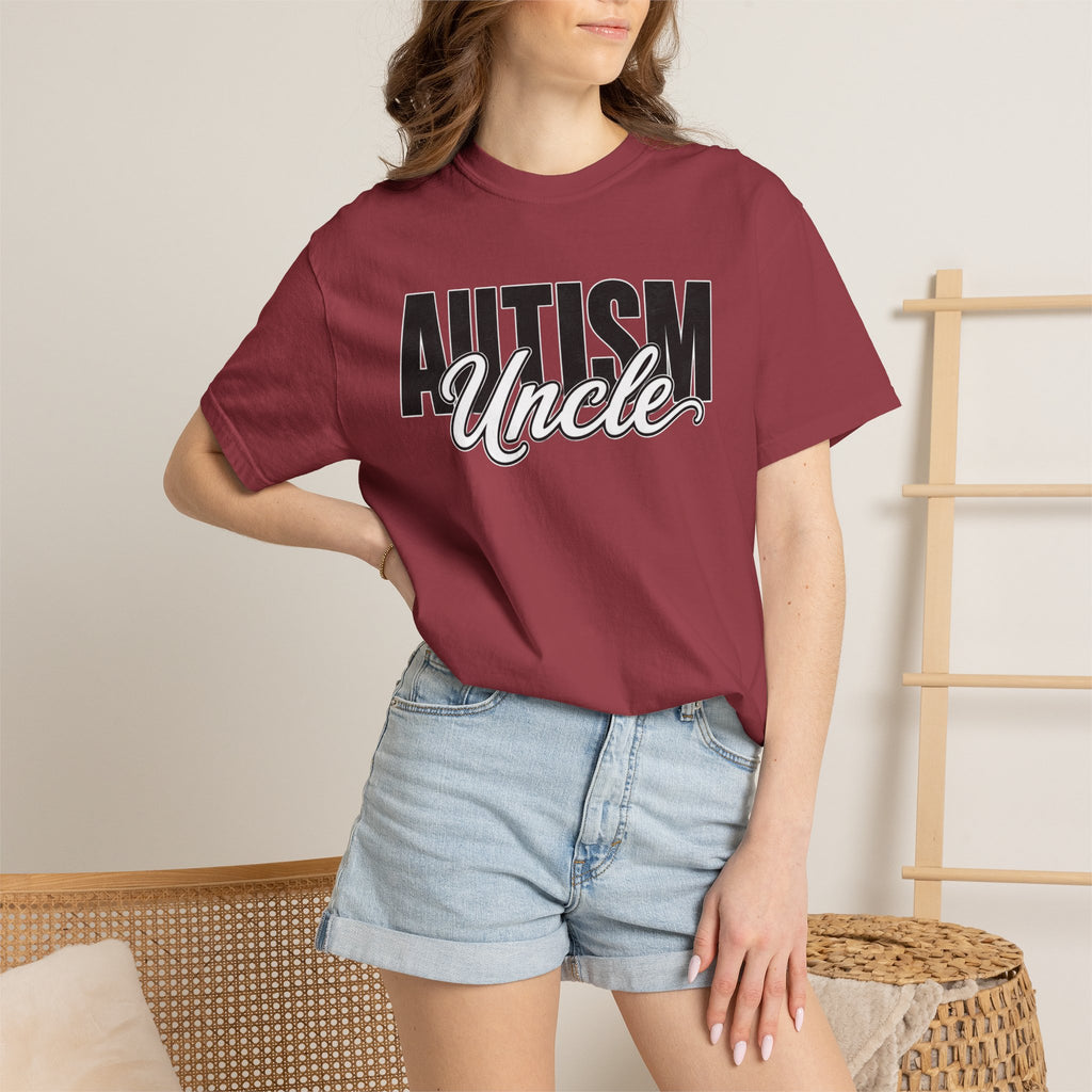 Autism Uncle Shirt Proud Autism Uncle T Shirt Autism Awareness Autism Acceptance Gift Puzzle Heart Special Needs Family Tee