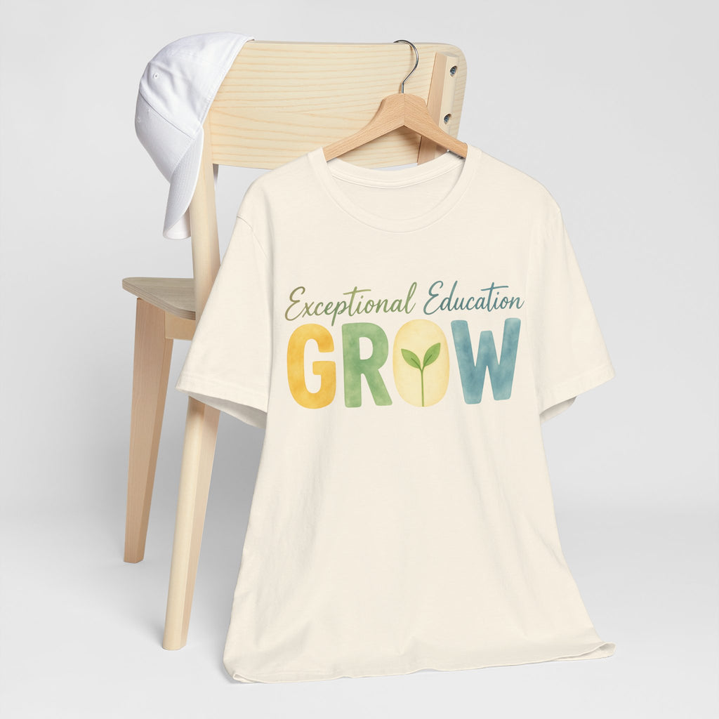 Exceptional Education Teacher Shirt GROW Special Education T Shirt SPED Teacher Gift Inclusive Classroom Autism Teacher Tee