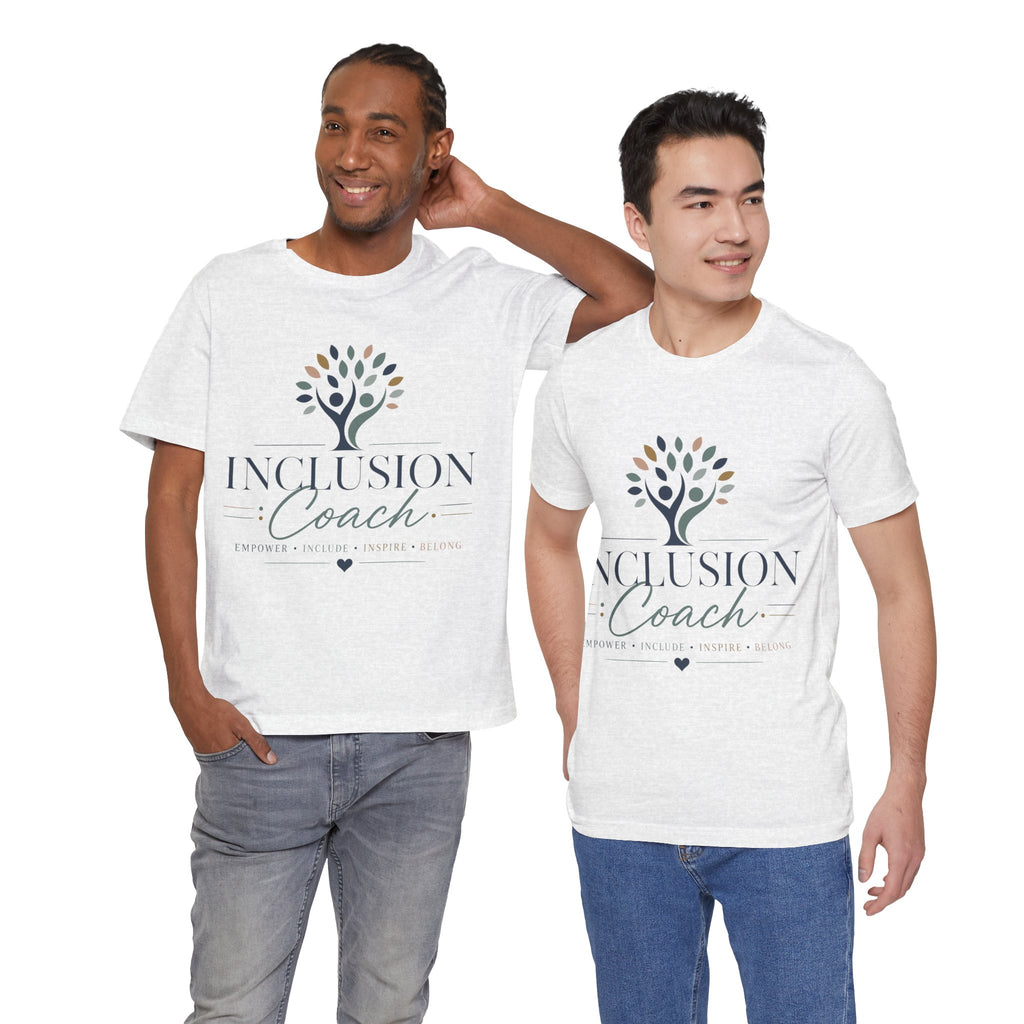 Inclusion Coach T-Shirt | Tree Logo, Empower Inclusivity, Diversity