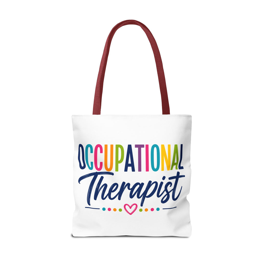 Occupational Therapist Tote Bag | Rainbow Script Healthcare Professional
