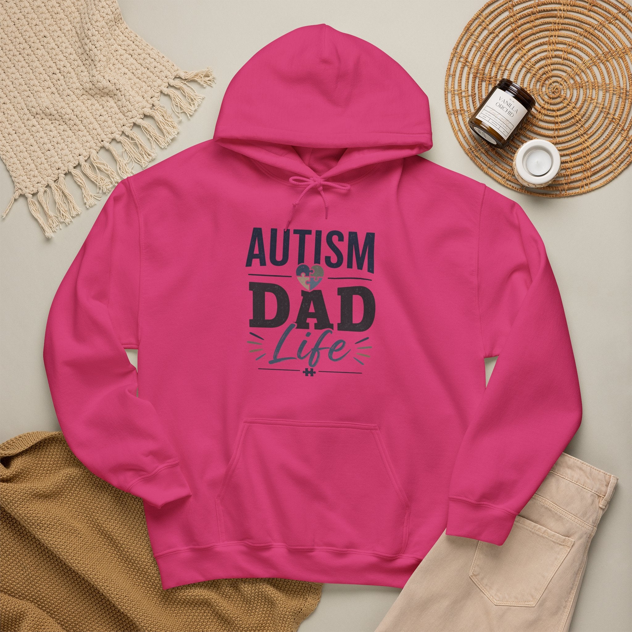 Autism Dad Life Hoodie | Autism Awareness Dad Sweatshirt