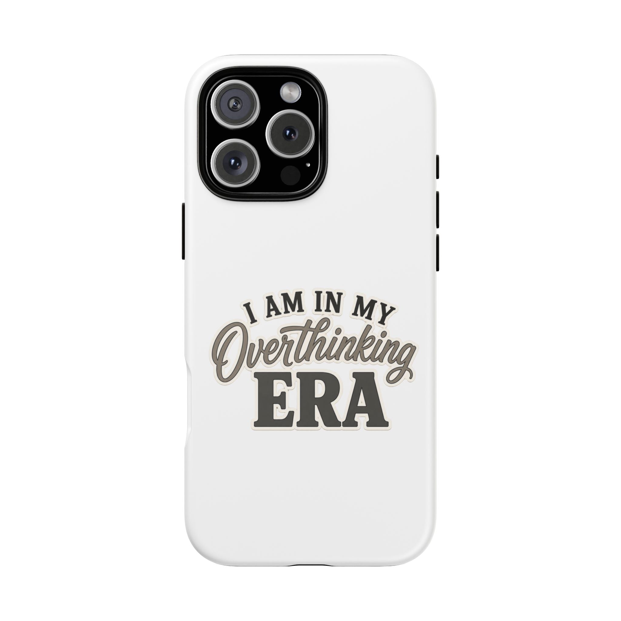 I Am In My Overthinking Era Phone Case Funny Anxiety Phone Case ADHD Tough Case Mental Health Gift Neurodivergent iPhone Samsung Case