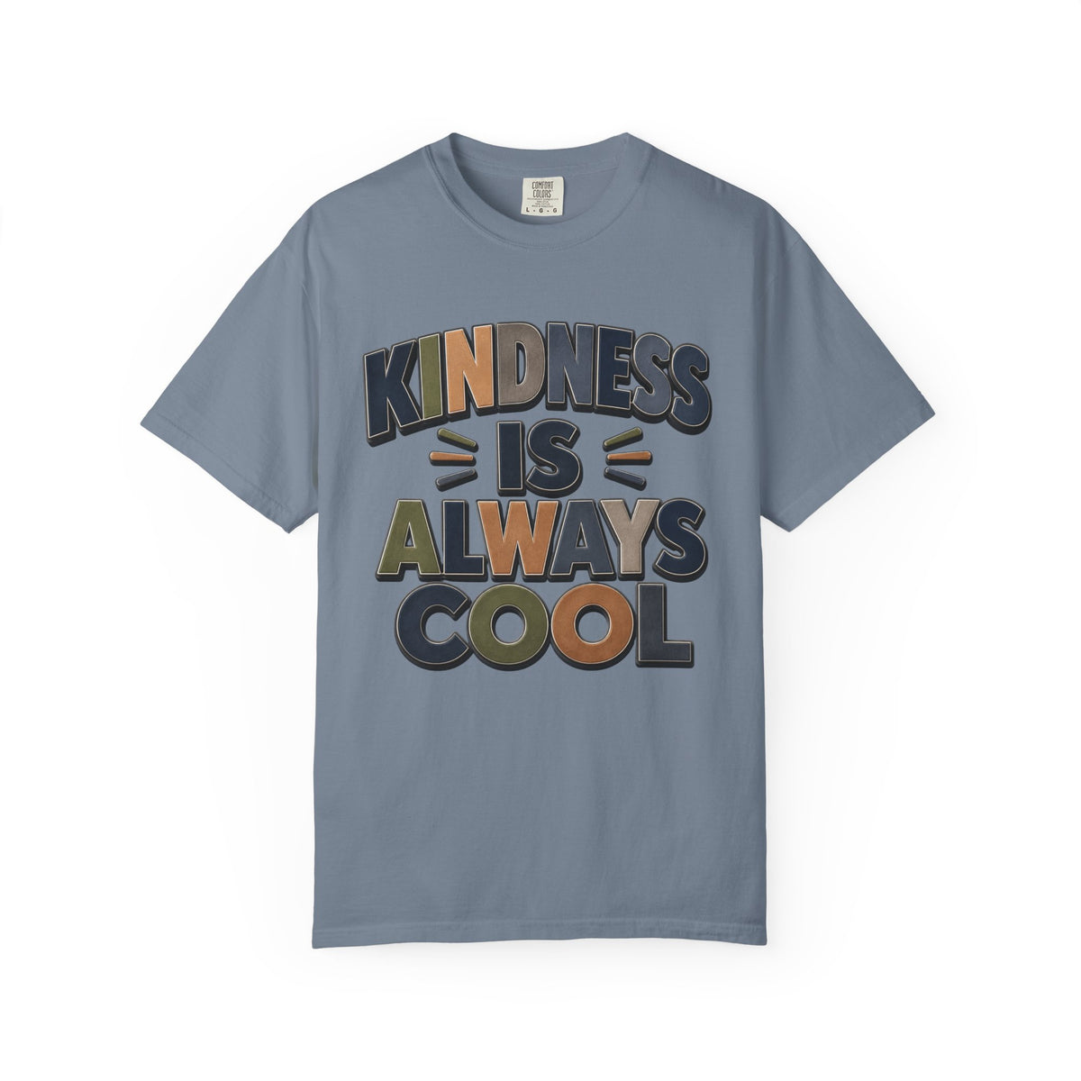 Kindness Is Always Cool T-Shirt | Retro Bold Lettering, Positive Message