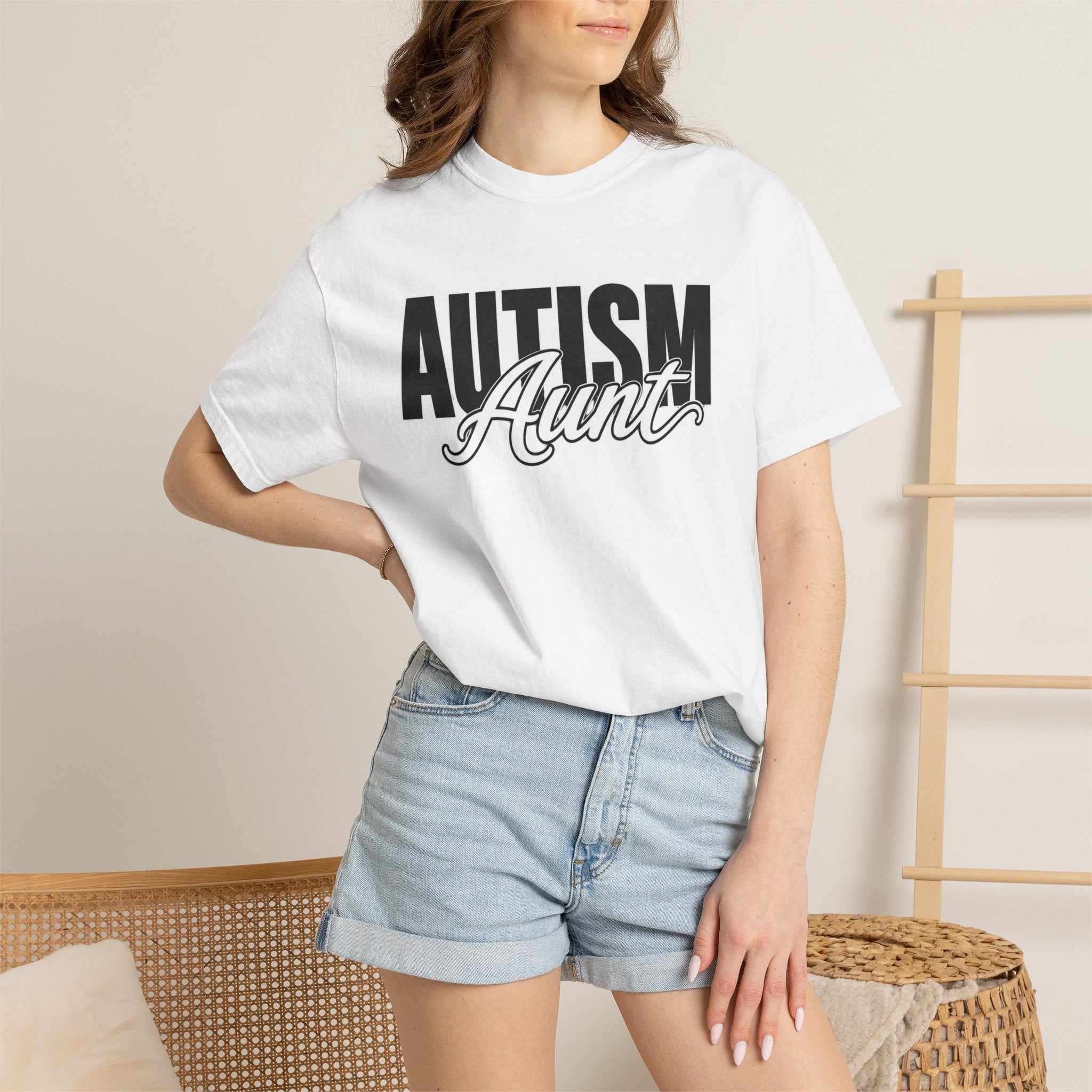 Autism Aunt Shirt Proud Autism Aunt T Shirt Autism Awareness Autism Acceptance Gift Puzzle Heart Special Needs Family Tee