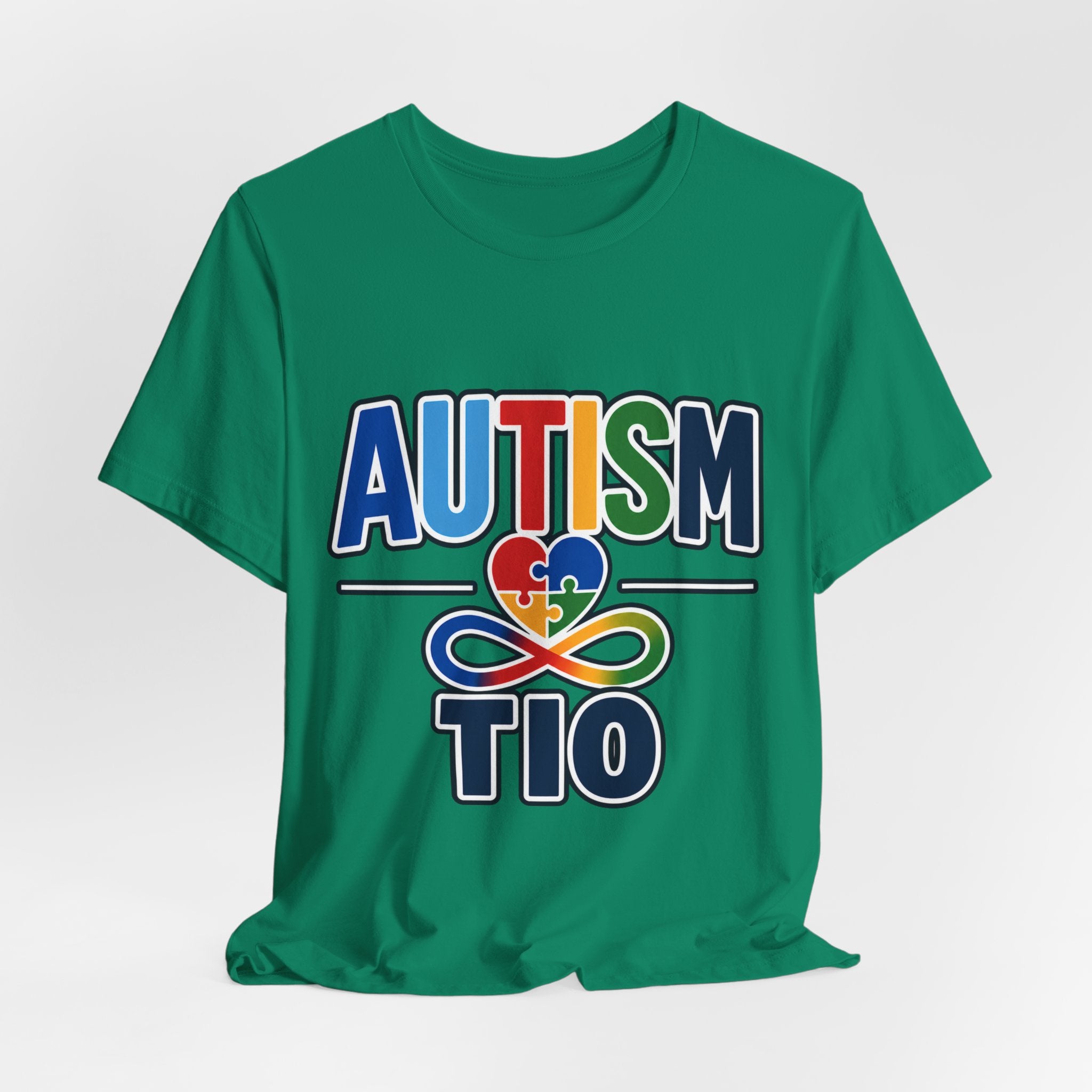 Autism Tio Shirt | Proud Autism Uncle T-Shirt | Spanish Tío Puzzle Heart Infinity Design | Autism Awareness & Acceptance Gift