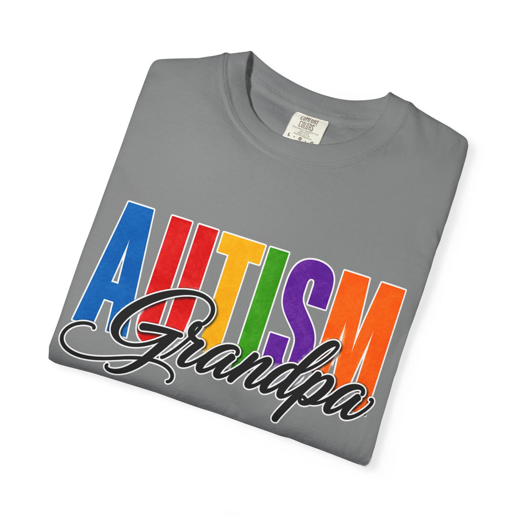 Autism Grandpa Shirt Proud Autism Grandpa T Shirt Autism Awareness Autism Acceptance Gift Puzzle Heart Special Needs Grandpa Tee