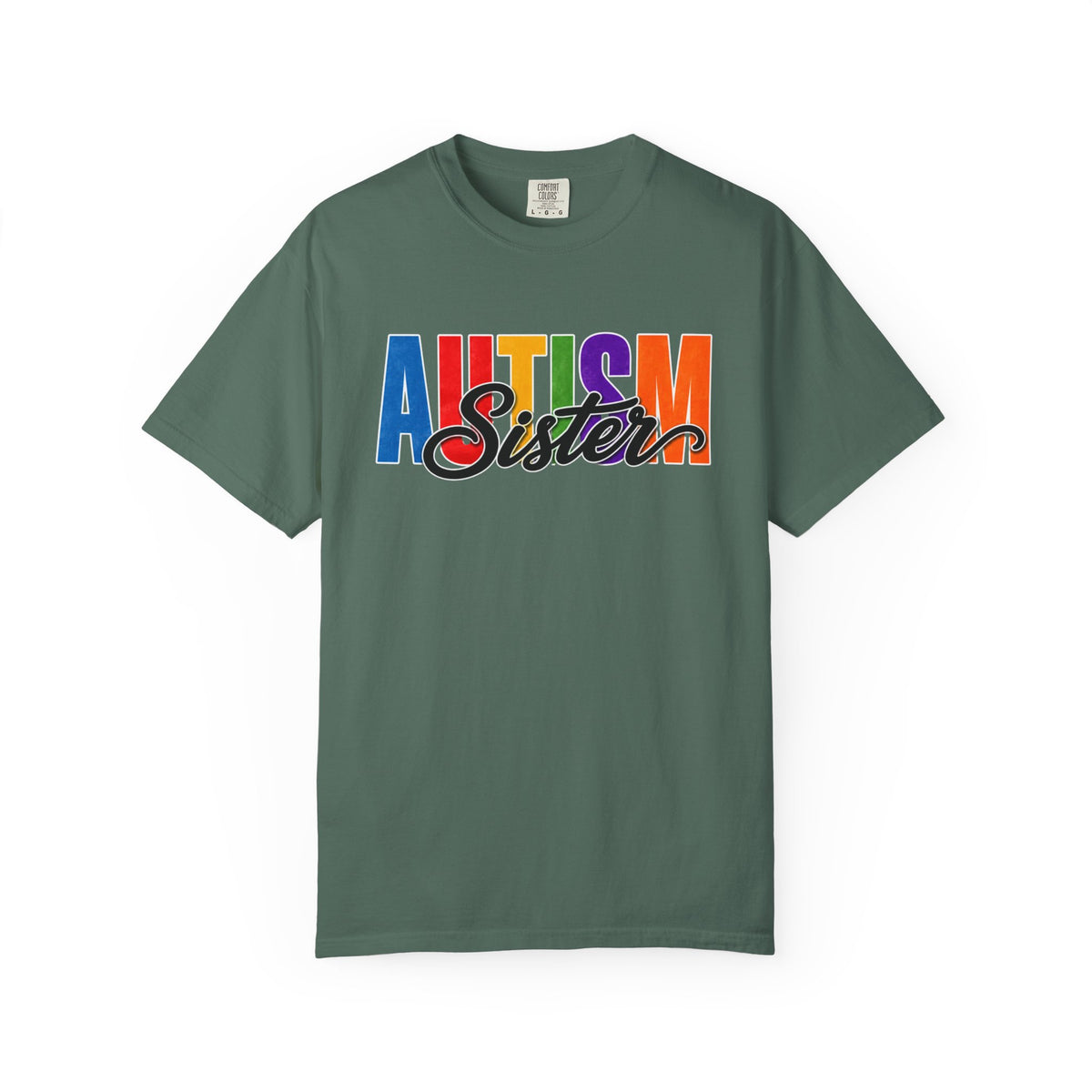 Autism Sister Shirt Proud Autism Sister T Shirt Autism Awareness Autism Acceptance Gift Puzzle Heart Special Needs Sibling Tee