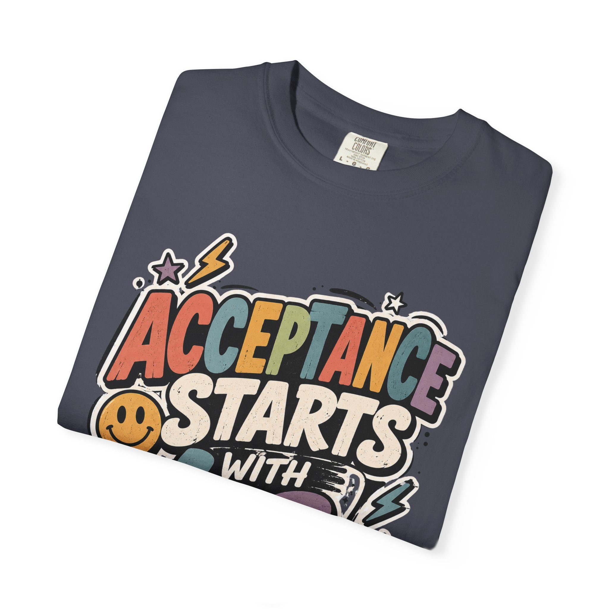 Autism Acceptance Shirt | Puzzle Heart Autism Awareness Shirt, Neurodiversity Inclusion Advocate Gift