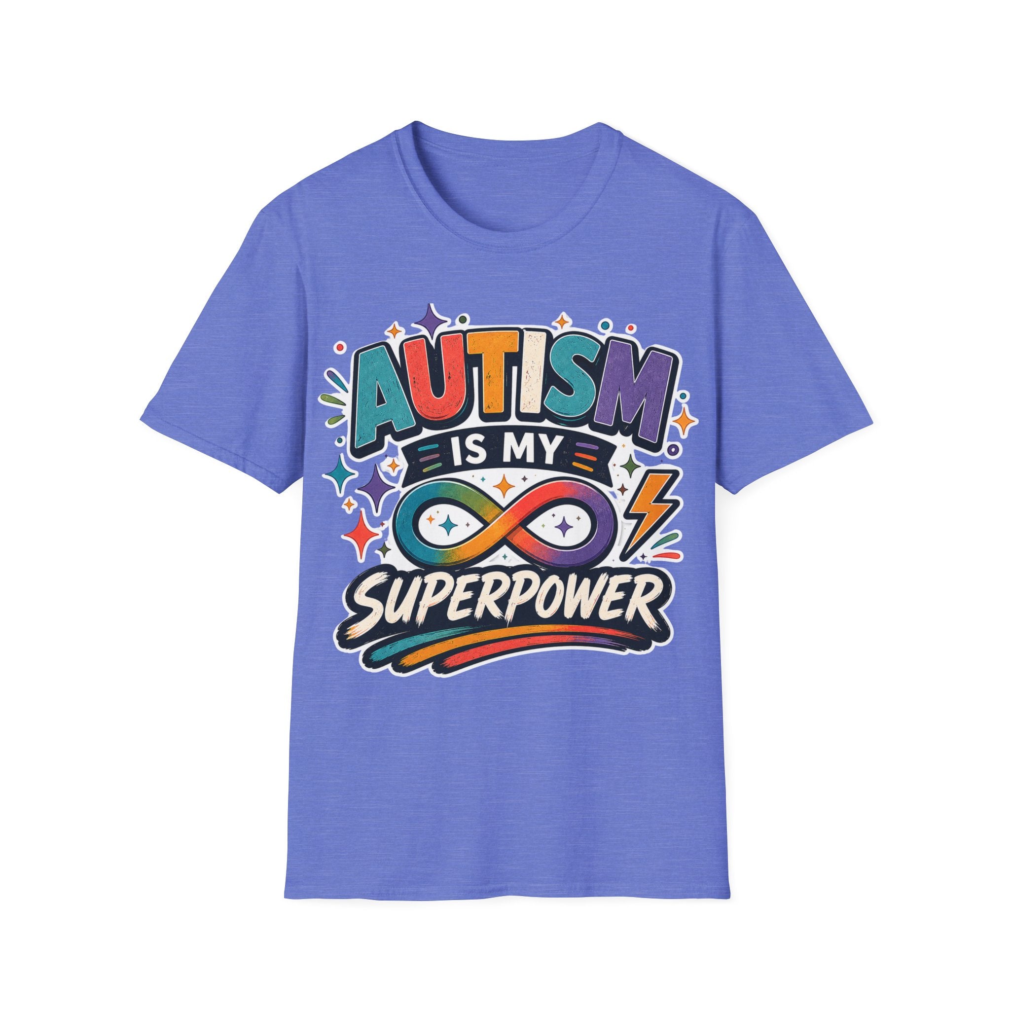 Autism Is My Superpower Shirt Autism Awareness T Shirt Autism Acceptance Tee Infinity Heart Puzzle Design Neurodiversity Gift Unisex