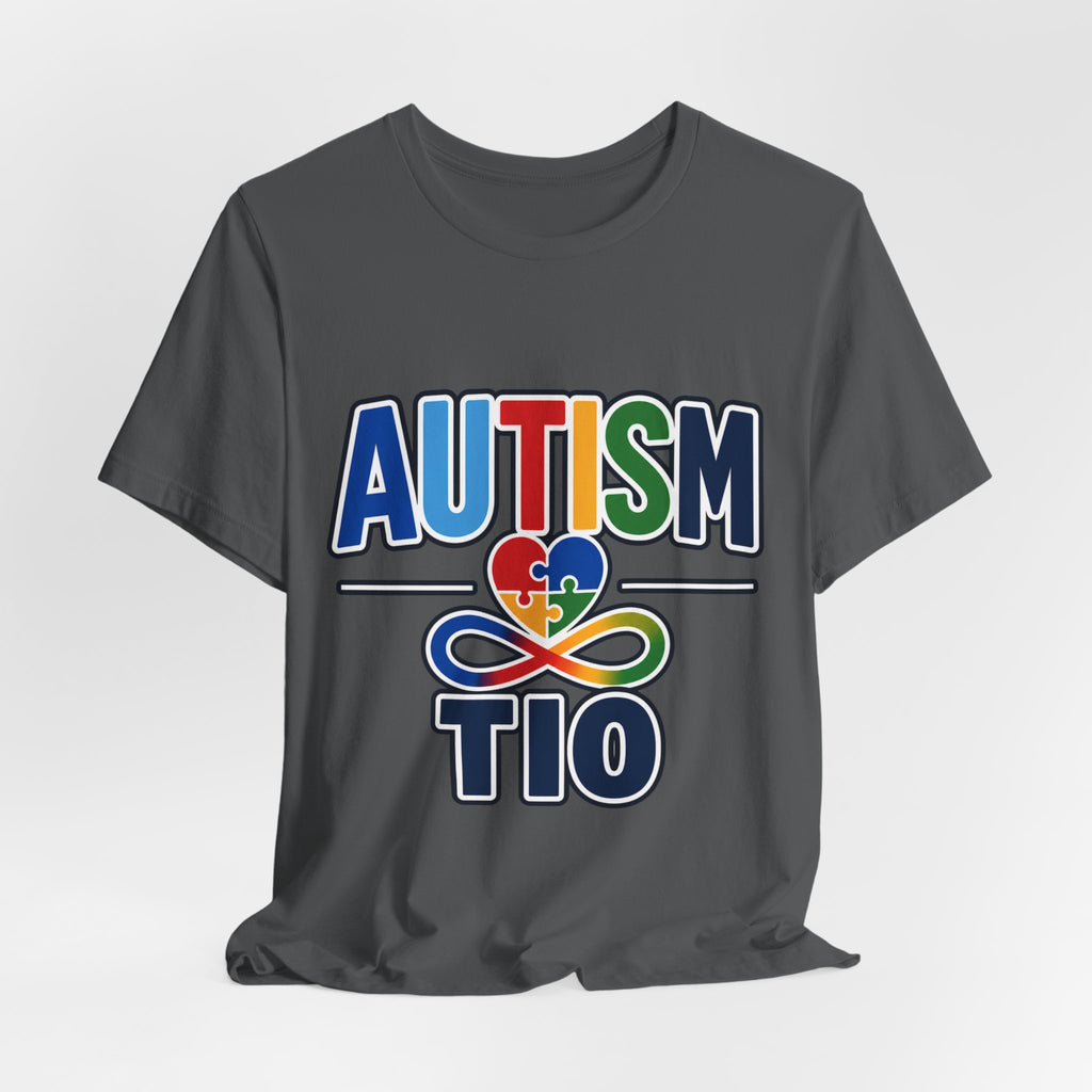 Autism Tio Shirt | Proud Autism Uncle T-Shirt | Spanish Tío Puzzle Heart Infinity Design | Autism Awareness & Acceptance Gift