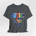 Autism Tio Shirt | Proud Autism Uncle T-Shirt | Spanish Tío Puzzle Heart Infinity Design | Autism Awareness & Acceptance Gift