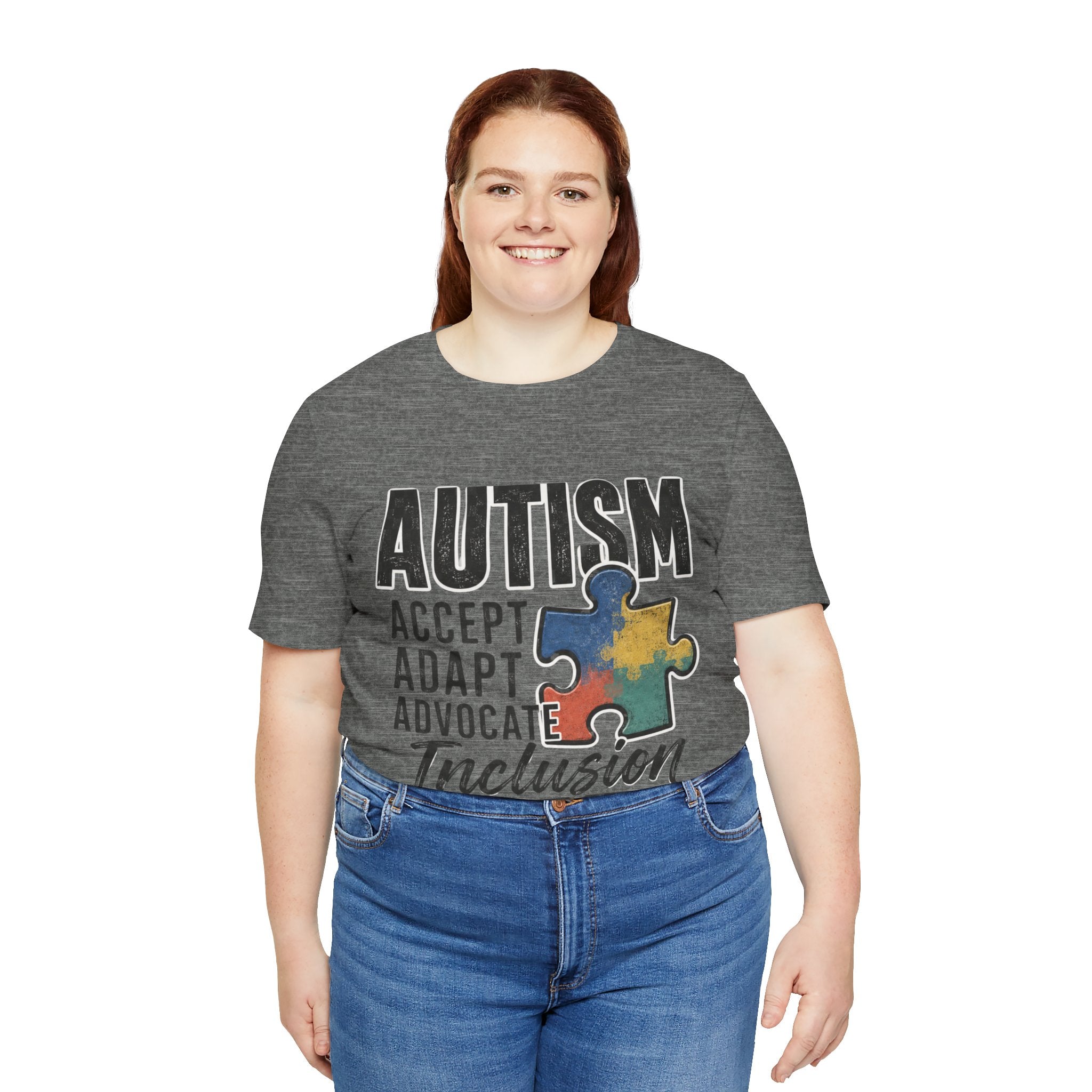 Autism Acceptance Shirt Inclusion Advocate T Shirt Puzzle Piece Tee Neurodiversity Awareness Special Needs Support Unisex Gift