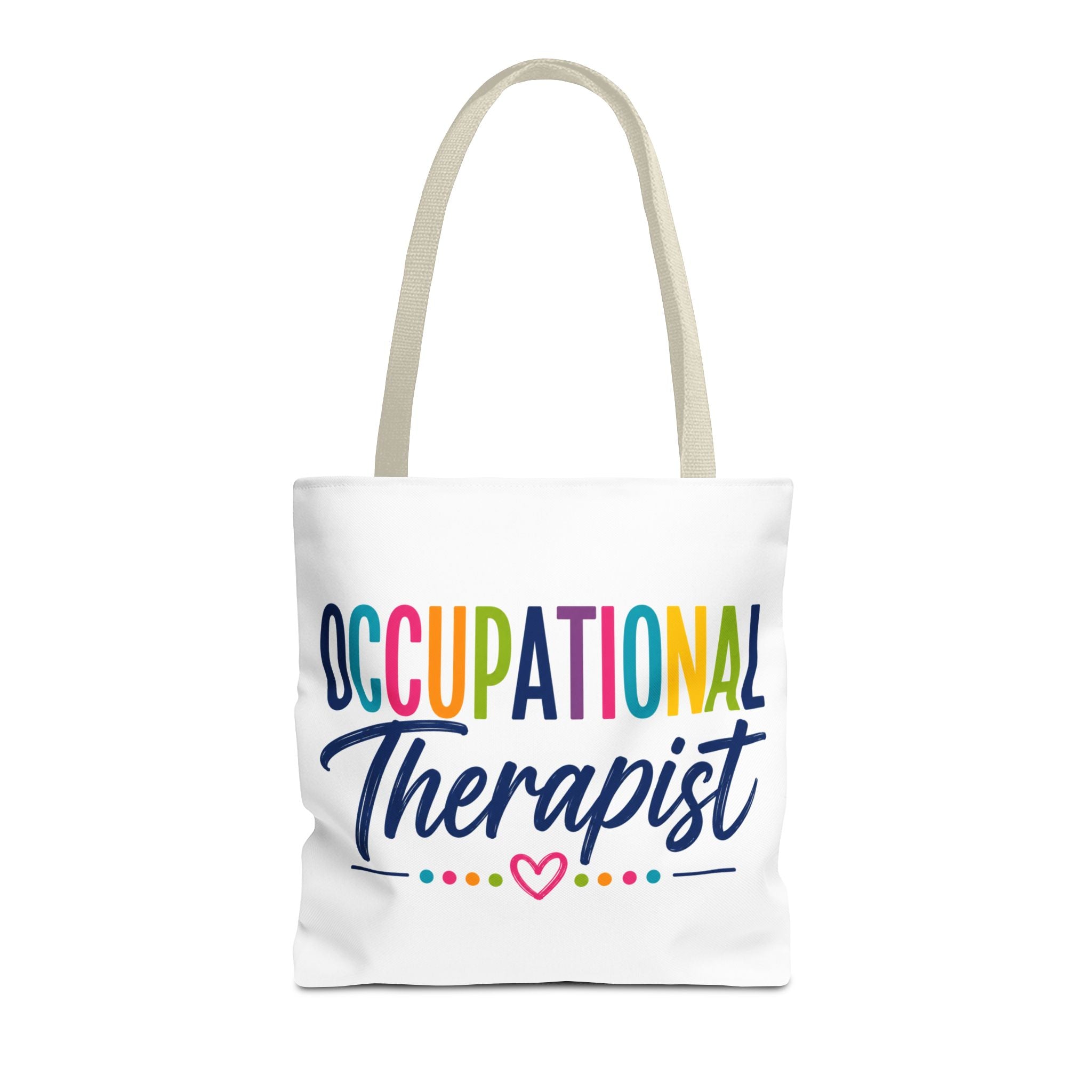 Occupational Therapist Tote Bag | Rainbow Script Healthcare Professional