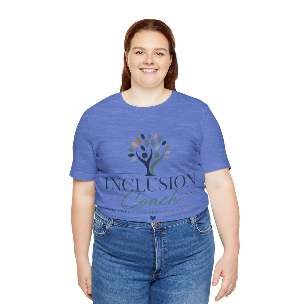 Inclusion Coach T-Shirt | Tree Logo, Empower Inclusivity, Diversity