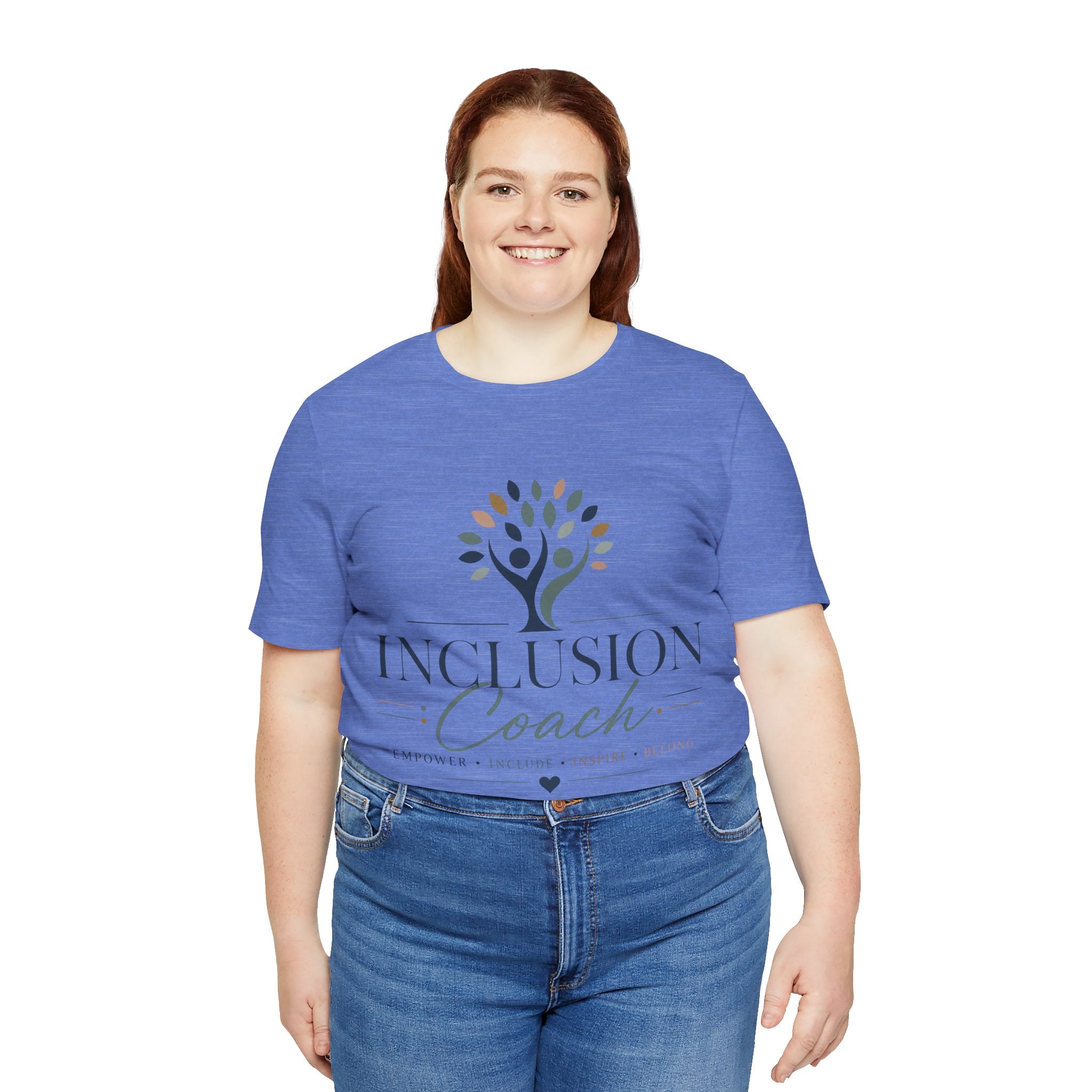 Inclusion Coach T-Shirt | Tree Logo, Empower Inclusivity, Diversity