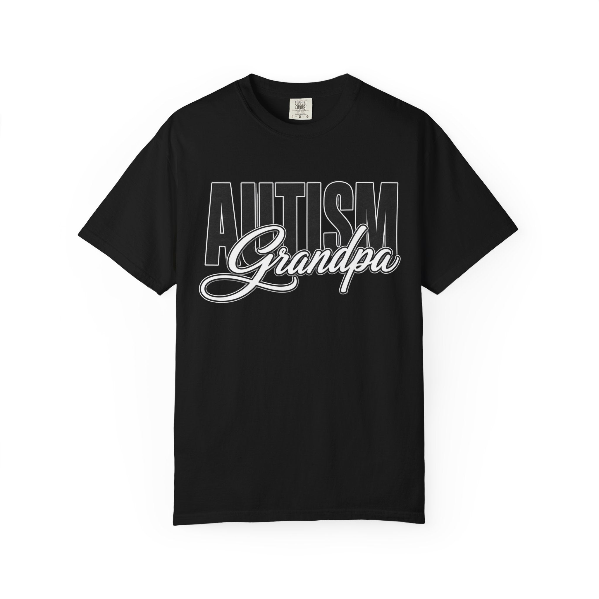 Autism Grandpa Shirt Proud Autism Grandpa T Shirt Autism Awareness Autism Acceptance Gift Puzzle Heart Special Needs Grandpa Tee