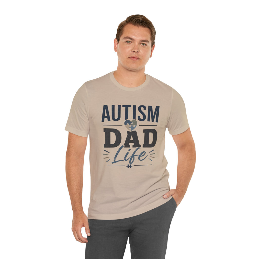 Autism Dad Life Shirt Autism Dad T Shirt Proud Autism Father Gift Autism Awareness Shirt Special Needs Dad Tee Puzzle Heart Design