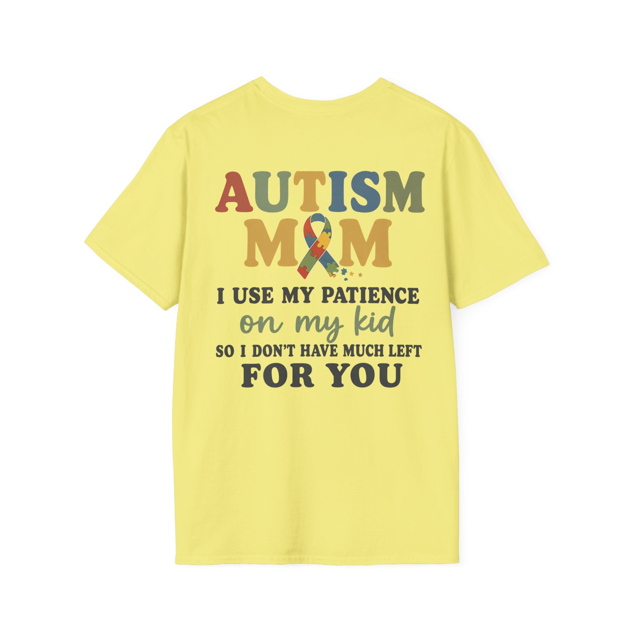 Autism Mom T-Shirt | Autism Awareness Ribbon, Supportive Mom Tee