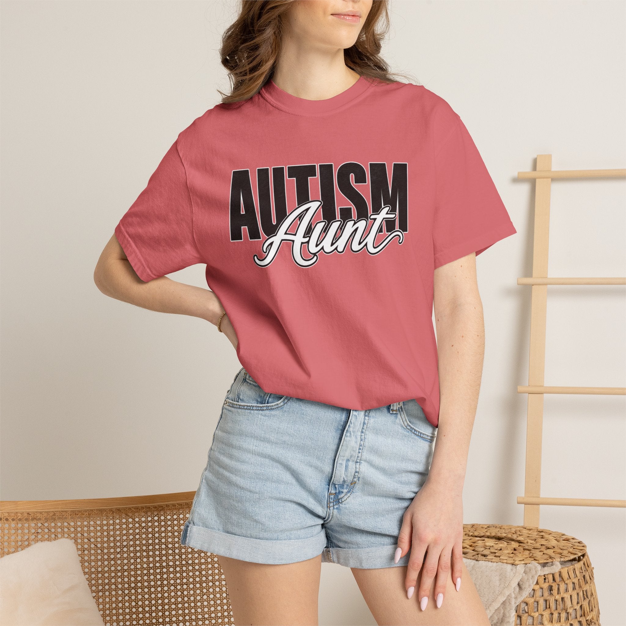 Autism Aunt Shirt Proud Autism Aunt T Shirt Autism Awareness Autism Acceptance Gift Puzzle Heart Special Needs Family Tee