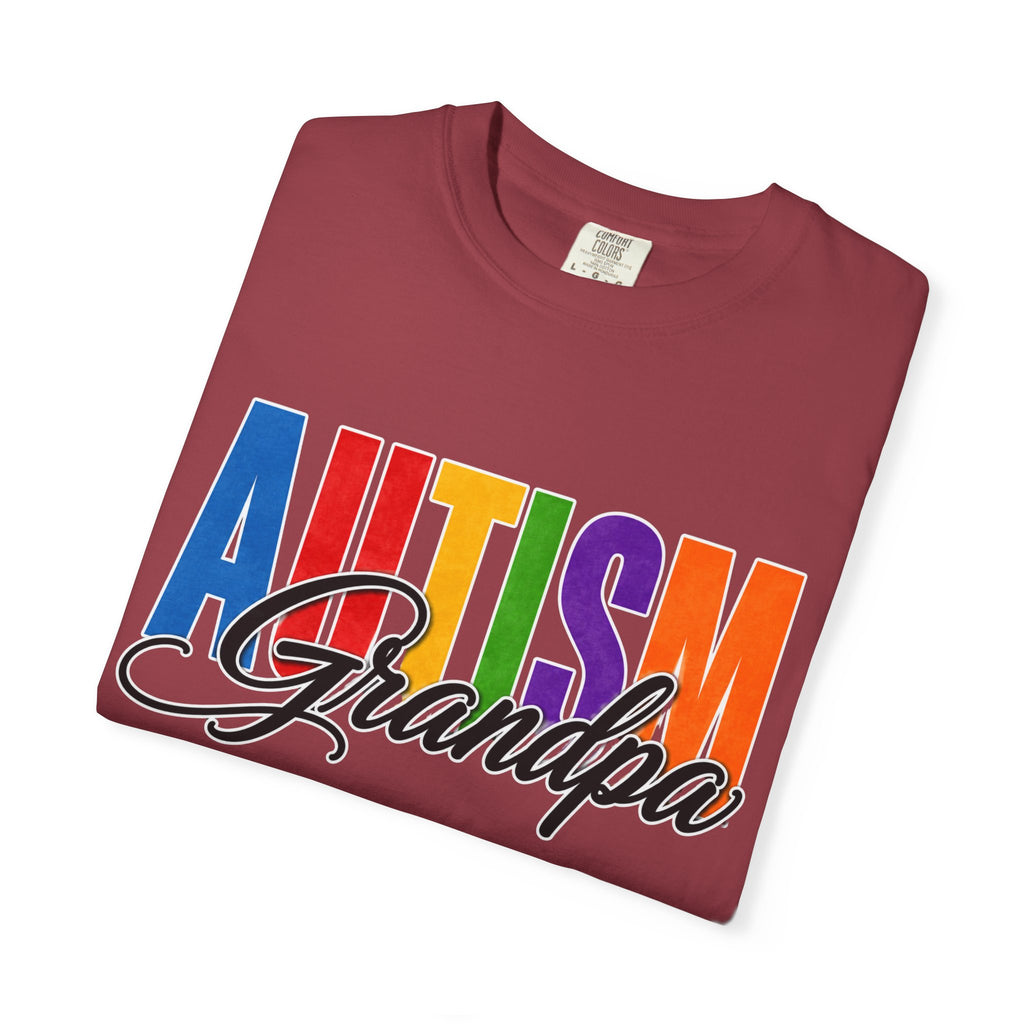 Autism Grandpa Shirt Proud Autism Grandpa T Shirt Autism Awareness Autism Acceptance Gift Puzzle Heart Special Needs Grandpa Tee