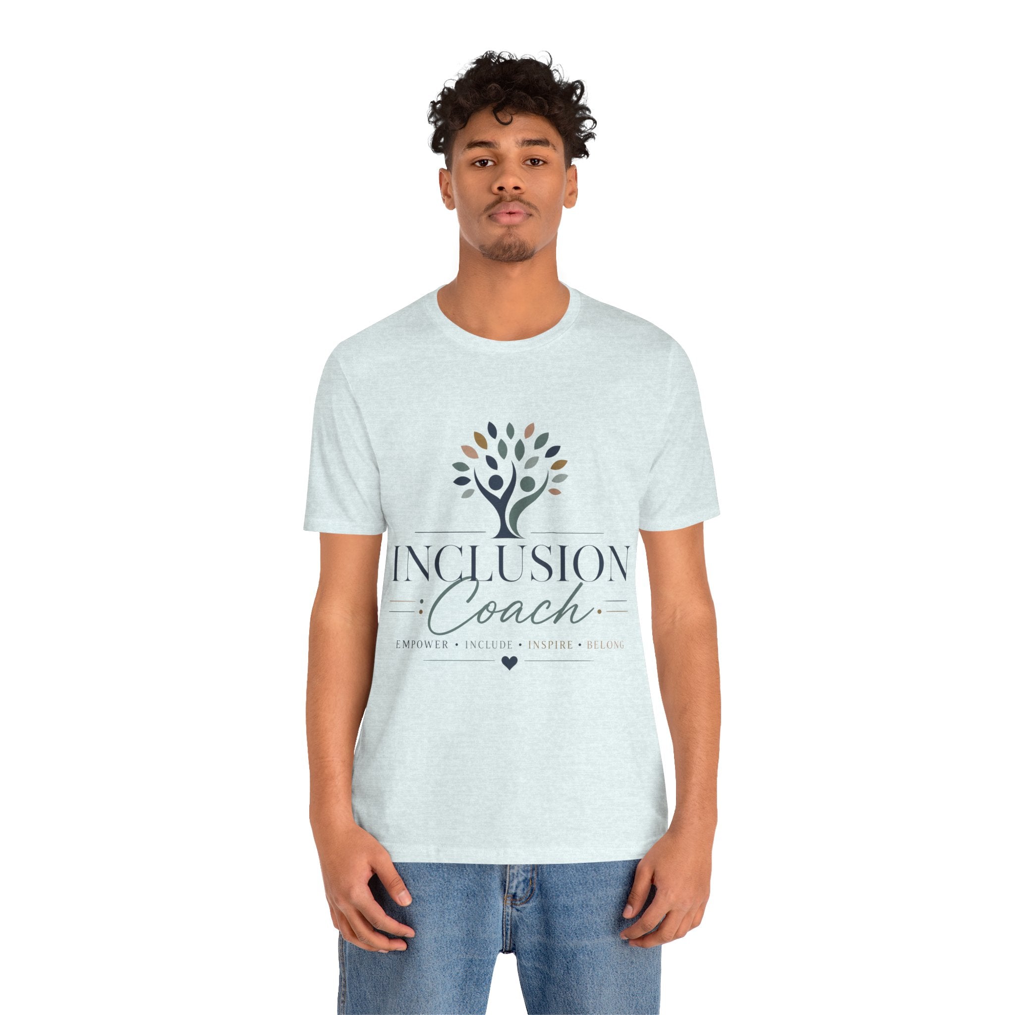 Inclusion Coach T-Shirt | Tree Logo, Empower Inclusivity, Diversity