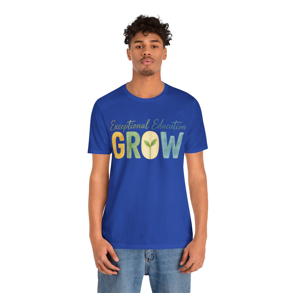 Exceptional Education Teacher Shirt GROW Special Education T Shirt SPED Teacher Gift Inclusive Classroom Autism Teacher Tee