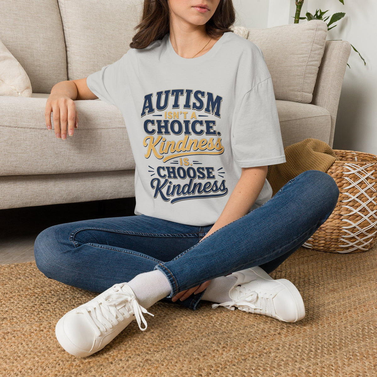 Autism Isn't a Choice Kindness Is T-Shirt | Awareness Support Tee