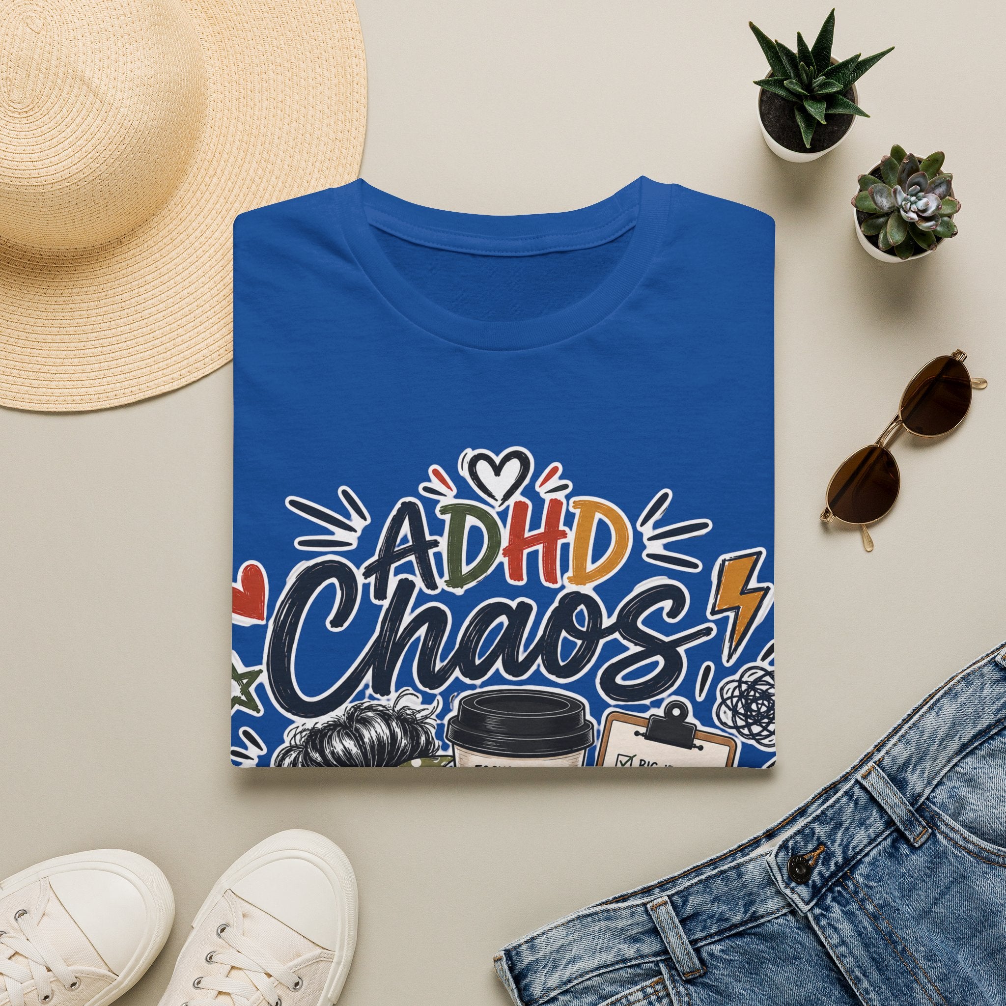 ADHD Chaos Coordinator Shirt | Funny ADHD T-Shirt | ADHD Awareness Graphic Shirt | Mental Health Gift | Coffee & Chaos Apparel