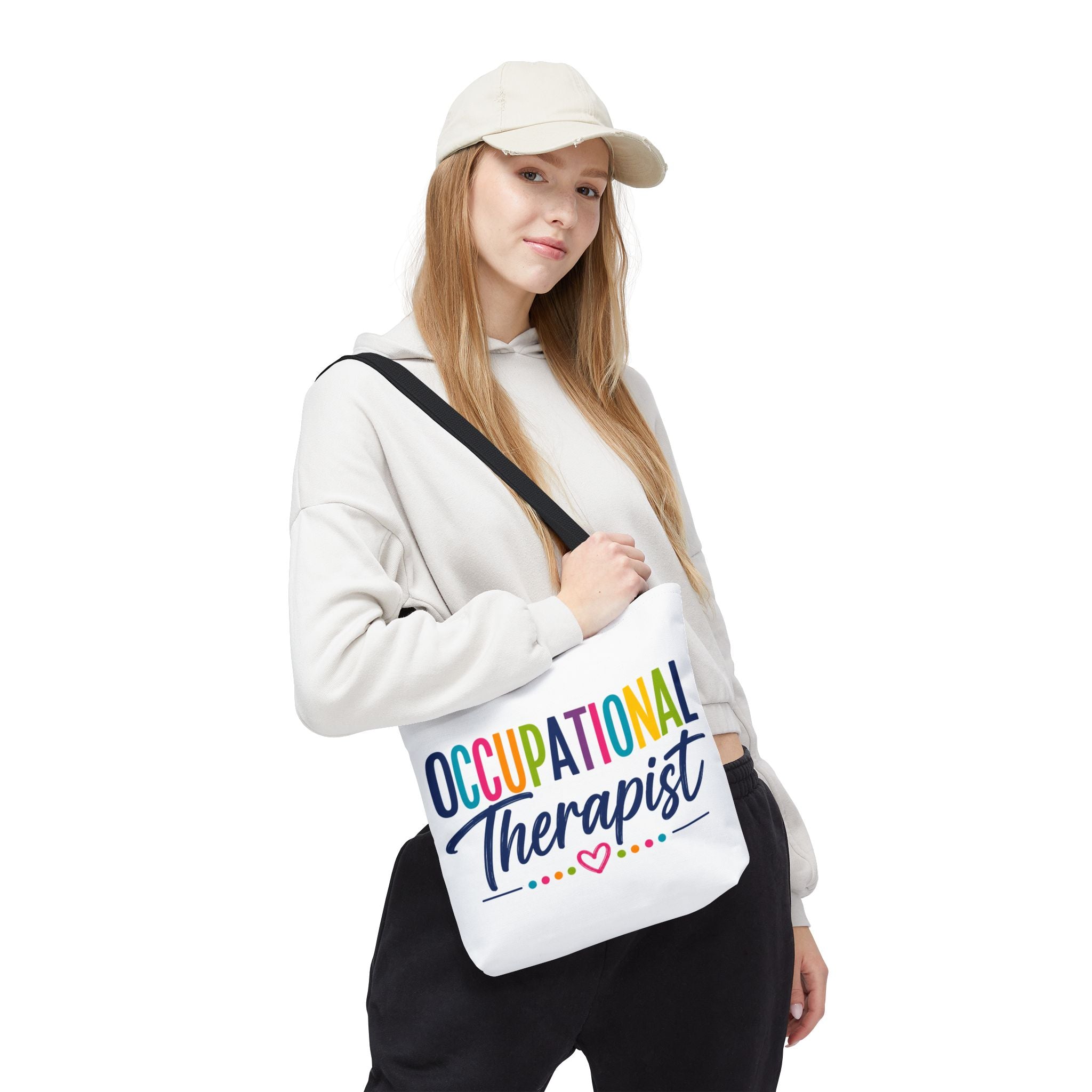 Occupational Therapist Tote Bag | Rainbow Script Healthcare Professional