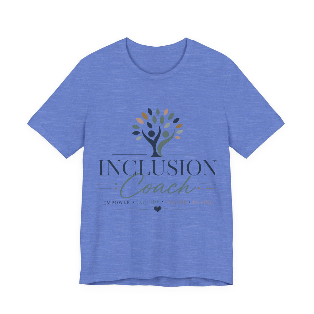 Inclusion Coach T-Shirt | Tree Logo, Empower Inclusivity, Diversity