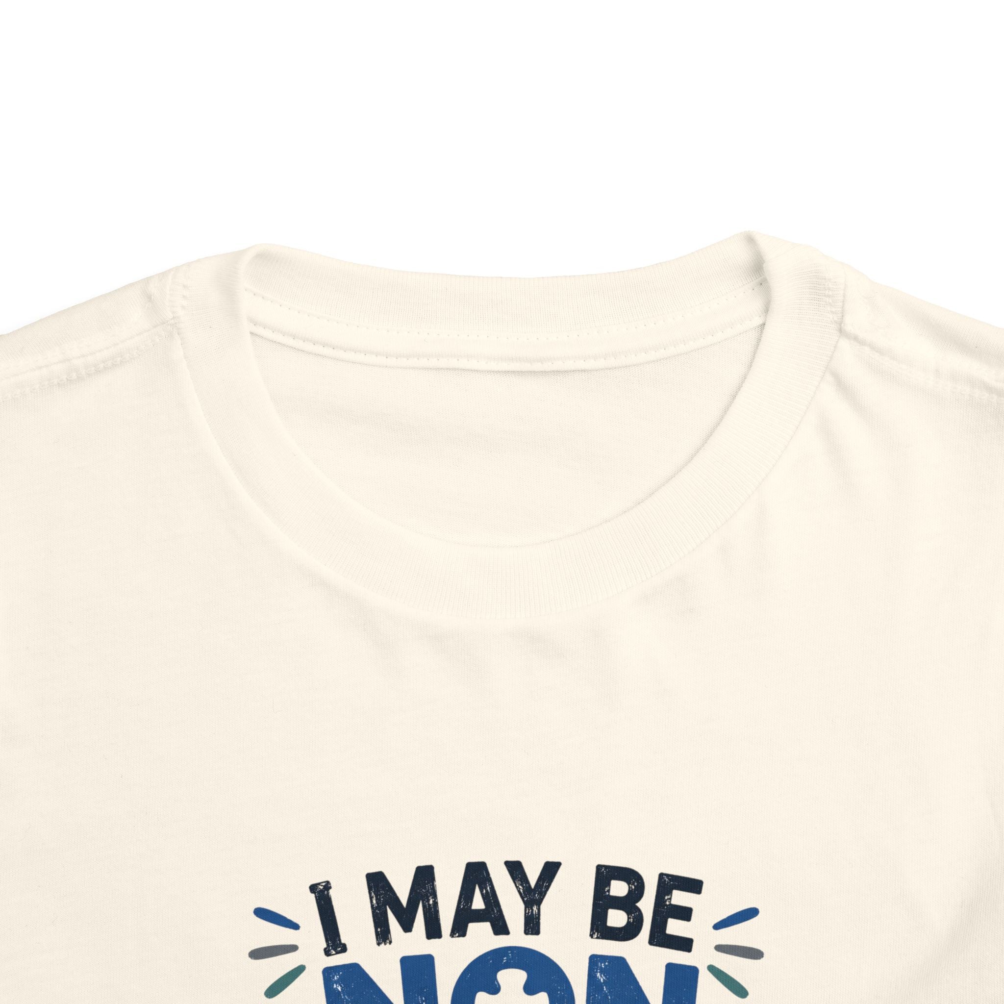I May Be Nonverbal But My Mom's Not toddler tee | Autism Awareness shirt