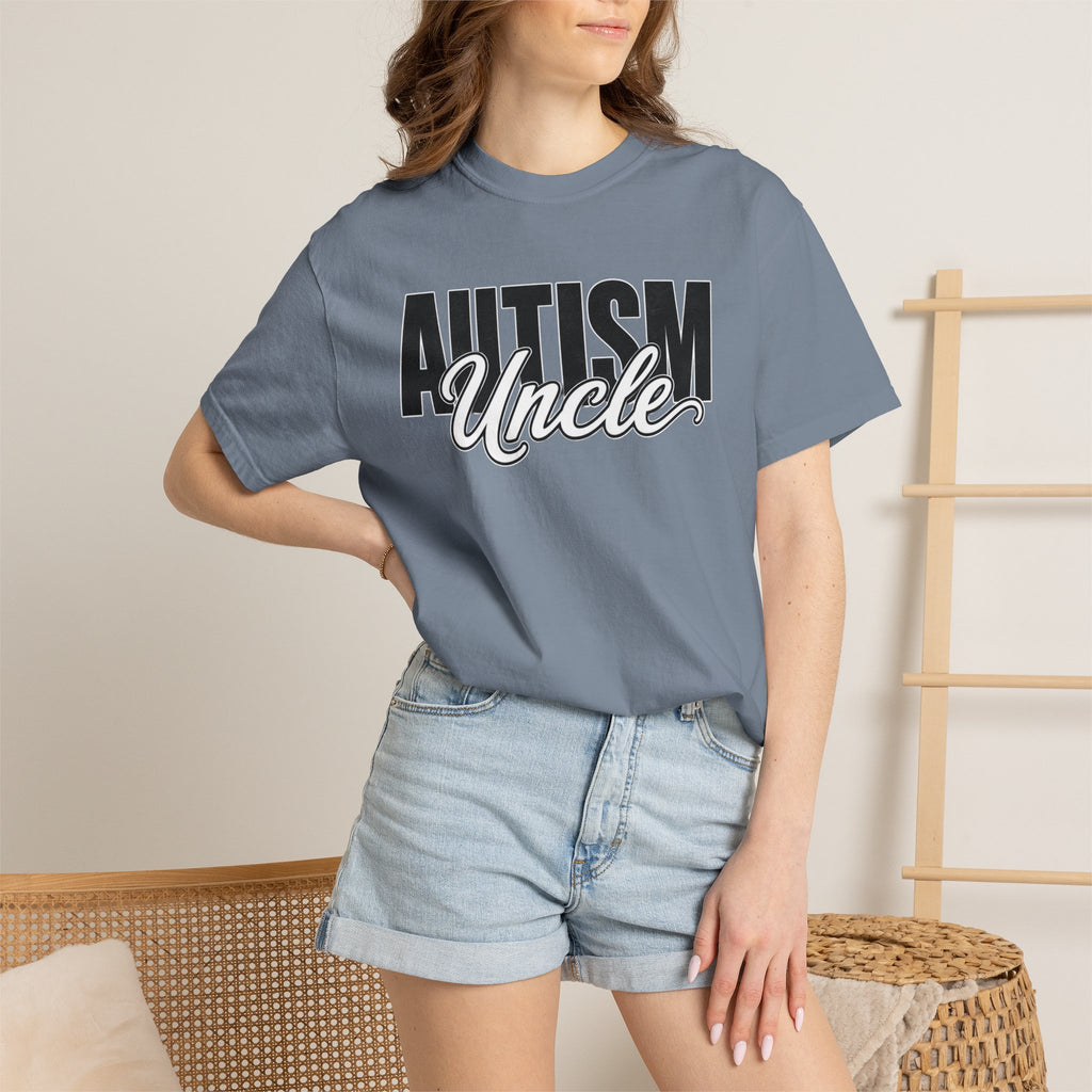 Autism Uncle Shirt Proud Autism Uncle T Shirt Autism Awareness Autism Acceptance Gift Puzzle Heart Special Needs Family Tee