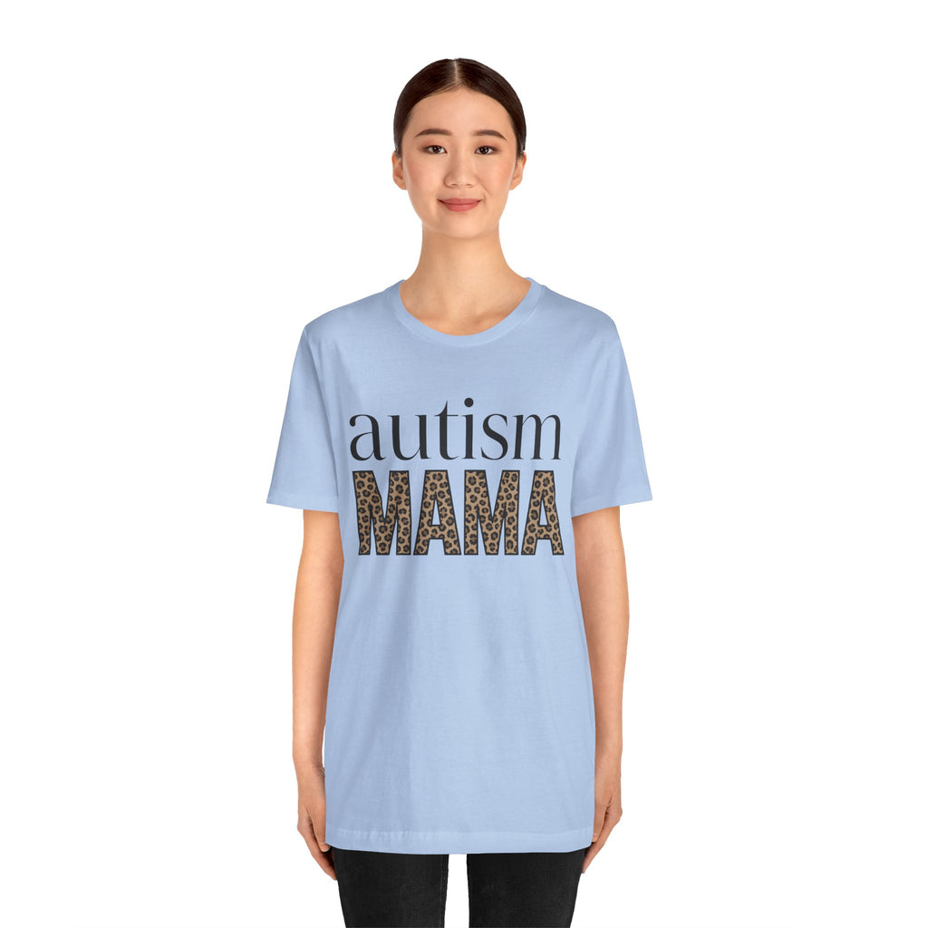 Autism MAMA Leopard Print Tee | Autism Awareness Shirt