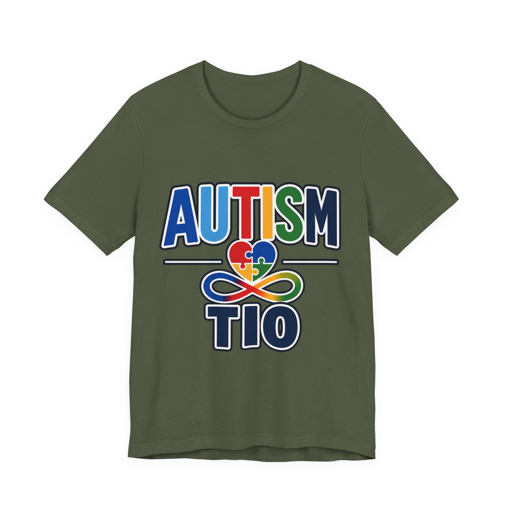 Autism Tio Shirt | Proud Autism Uncle T-Shirt | Spanish Tío Puzzle Heart Infinity Design | Autism Awareness & Acceptance Gift